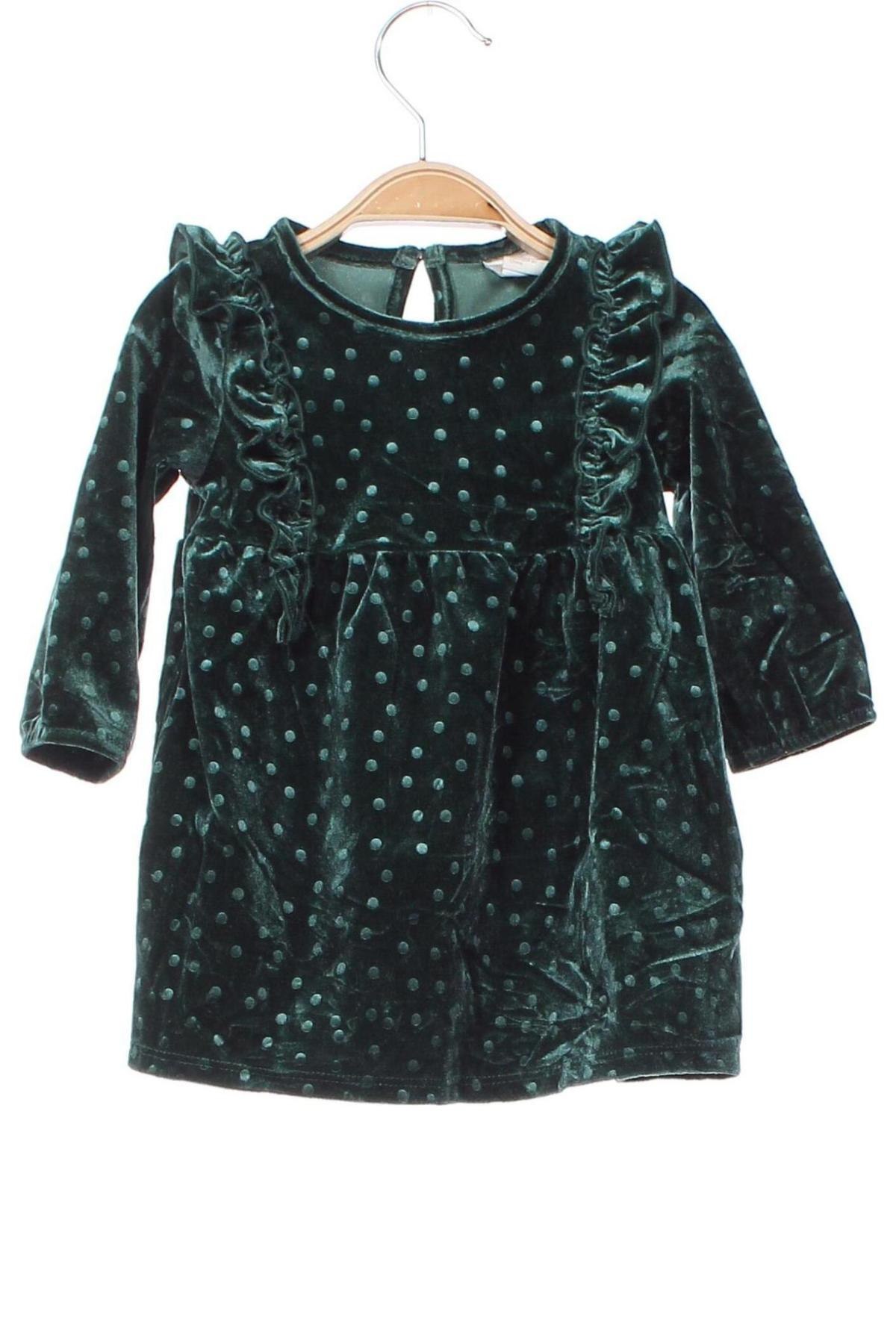 Bluză pentru copii H&M, Mărime 3-6m/ 62-68 cm, Culoare Verde, Preț 15,99 Lei