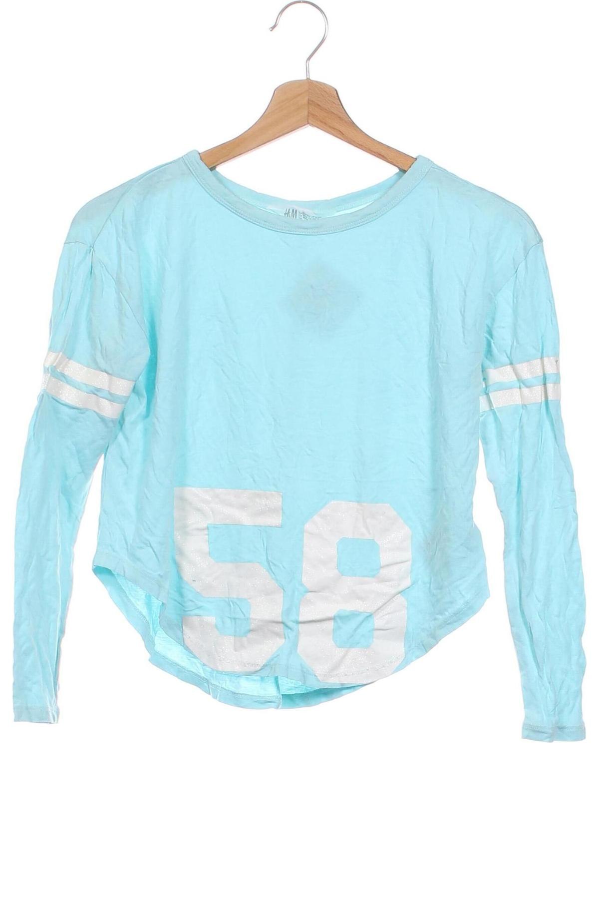 Kinder Shirt H&M, Größe 10-11y/ 146-152 cm, Farbe Blau, Preis € 4,99