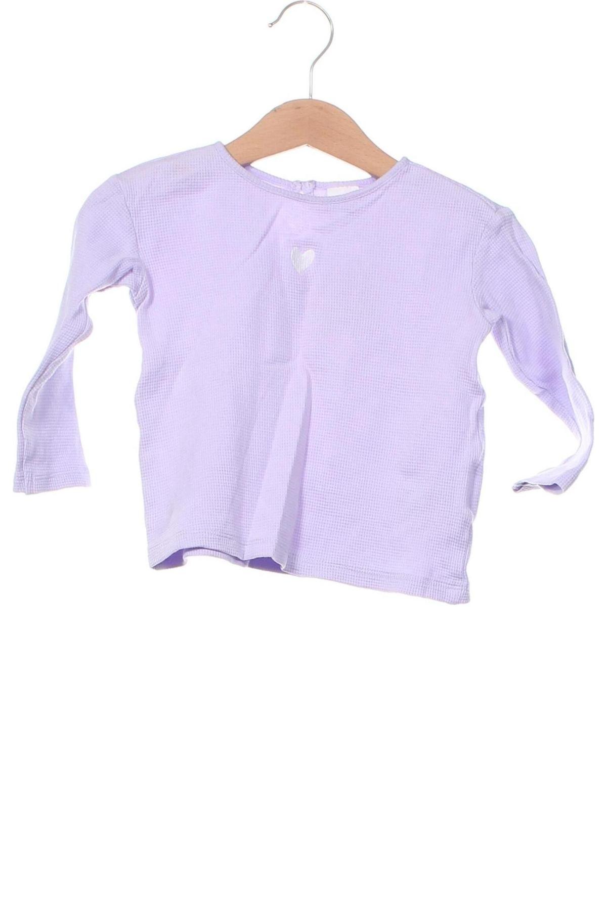 Kinder Shirt H&M, Größe 18-24m/ 86-98 cm, Farbe Lila, Preis € 3,49