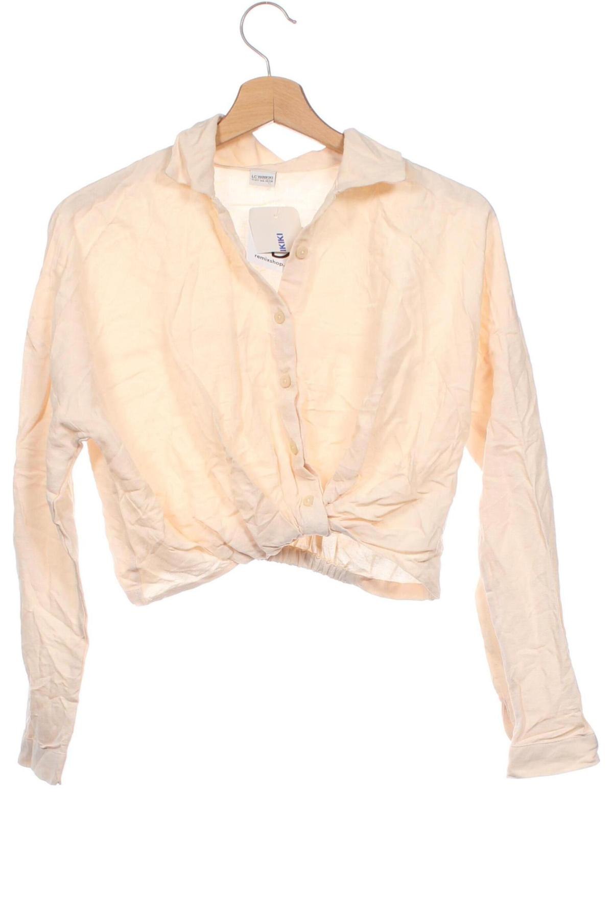 Kinder Shirt LC Waikiki, Größe y, Farbe Beige, Preis € 4,49