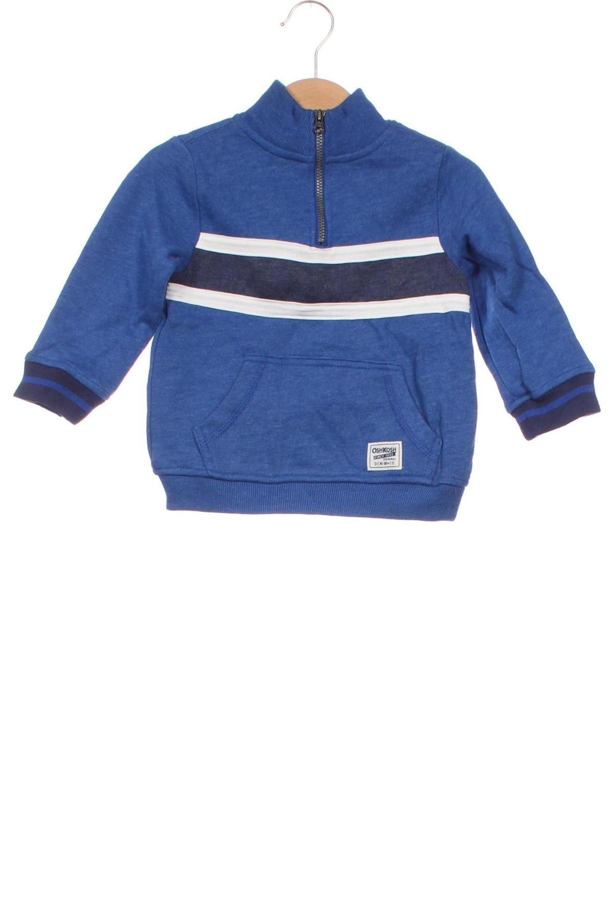 Kinder Shirt Oshkosh, Größe 12-18m/ 80-86 cm, Farbe Blau, Preis 4,49 €