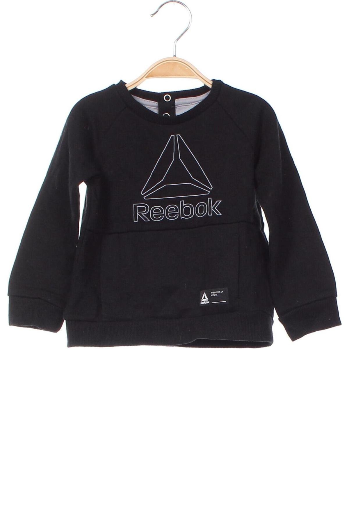 Παιδική μπλούζα Reebok, Μέγεθος 18-24m/ 86-98 εκ., Χρώμα Μαύρο, Τιμή 7,99 €