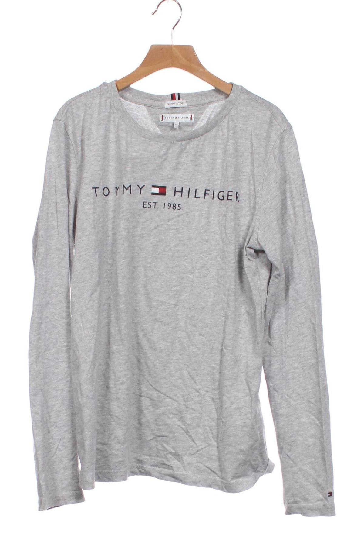 Детска блуза Tommy Hilfiger, Размер 12-13y/ 158-164 см, Цвят Сив, Цена 46,99 лв.