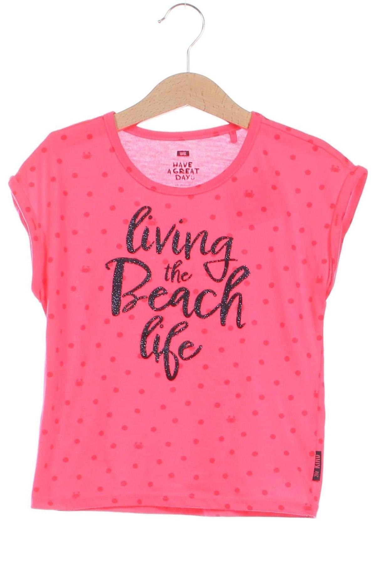 Kinder Shirt WE, Größe 4-5y/ 110-116 cm, Farbe Rosa, Preis 4,99 €