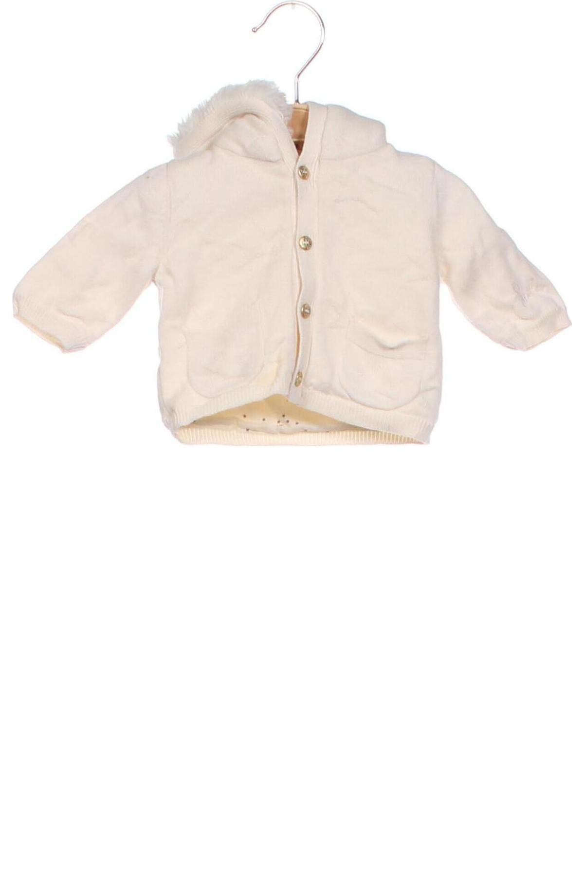 Kinder Strickjacke, Größe 1-2m/ 50-56 cm, Farbe Beige, Preis € 5,49