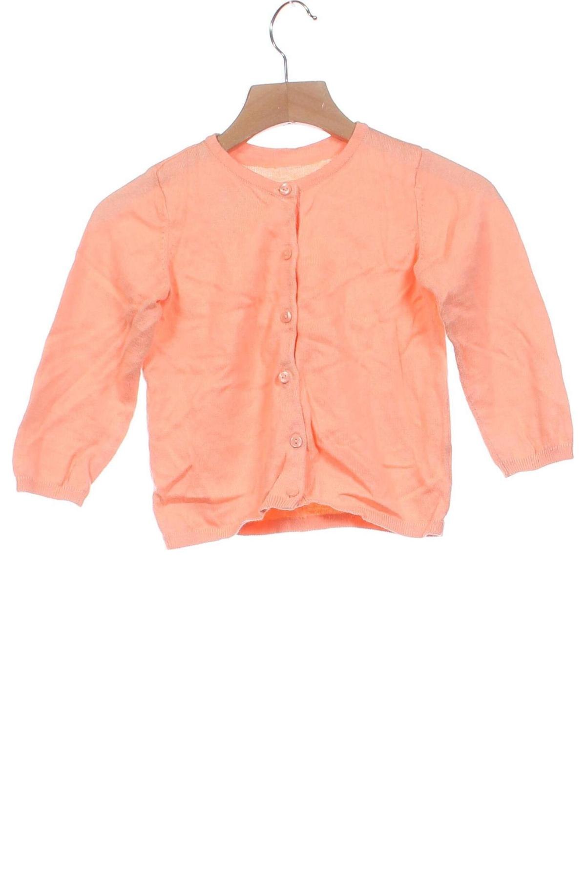 Kinder Strickjacke, Größe 18-24m/ 86-98 cm, Farbe Orange, Preis 4,99 €