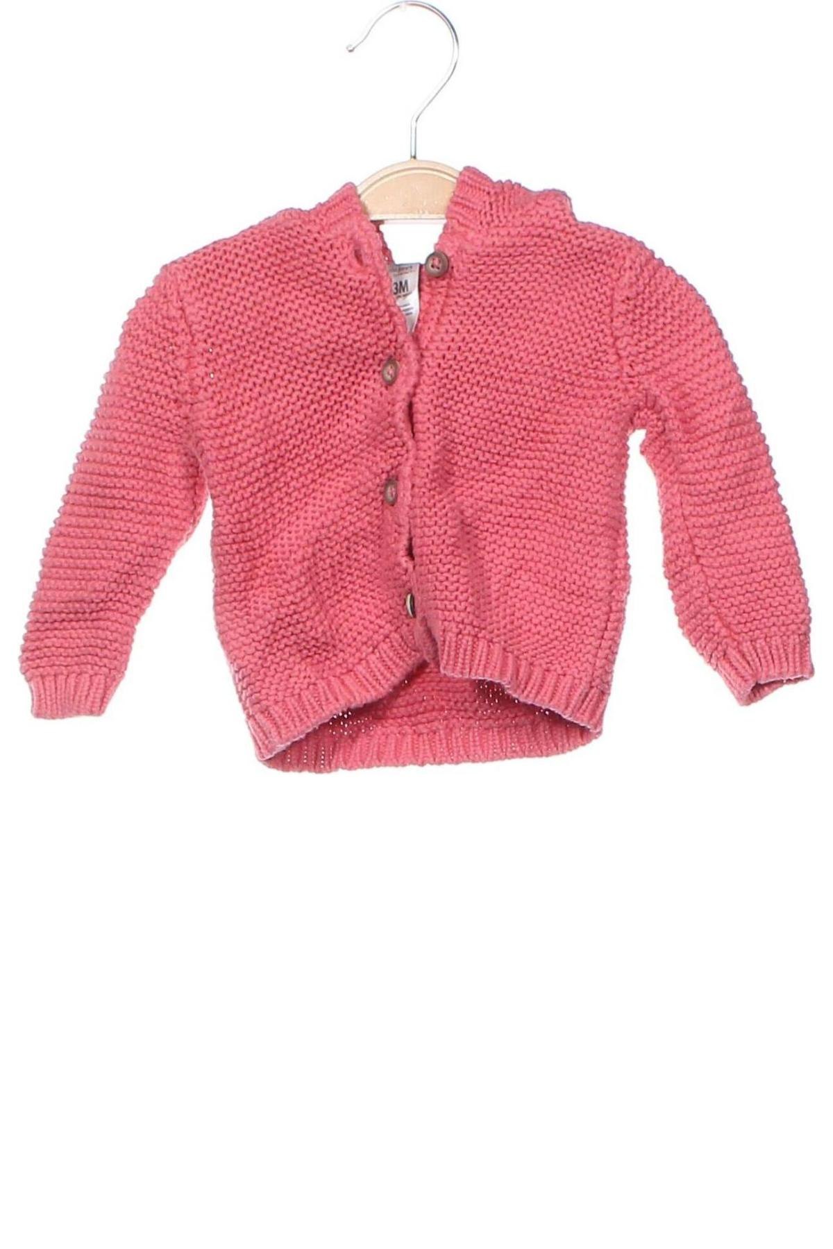 Kinder Strickjacke Carter's, Größe 2-3m/ 56-62 cm, Farbe Rosa, Preis € 9,99