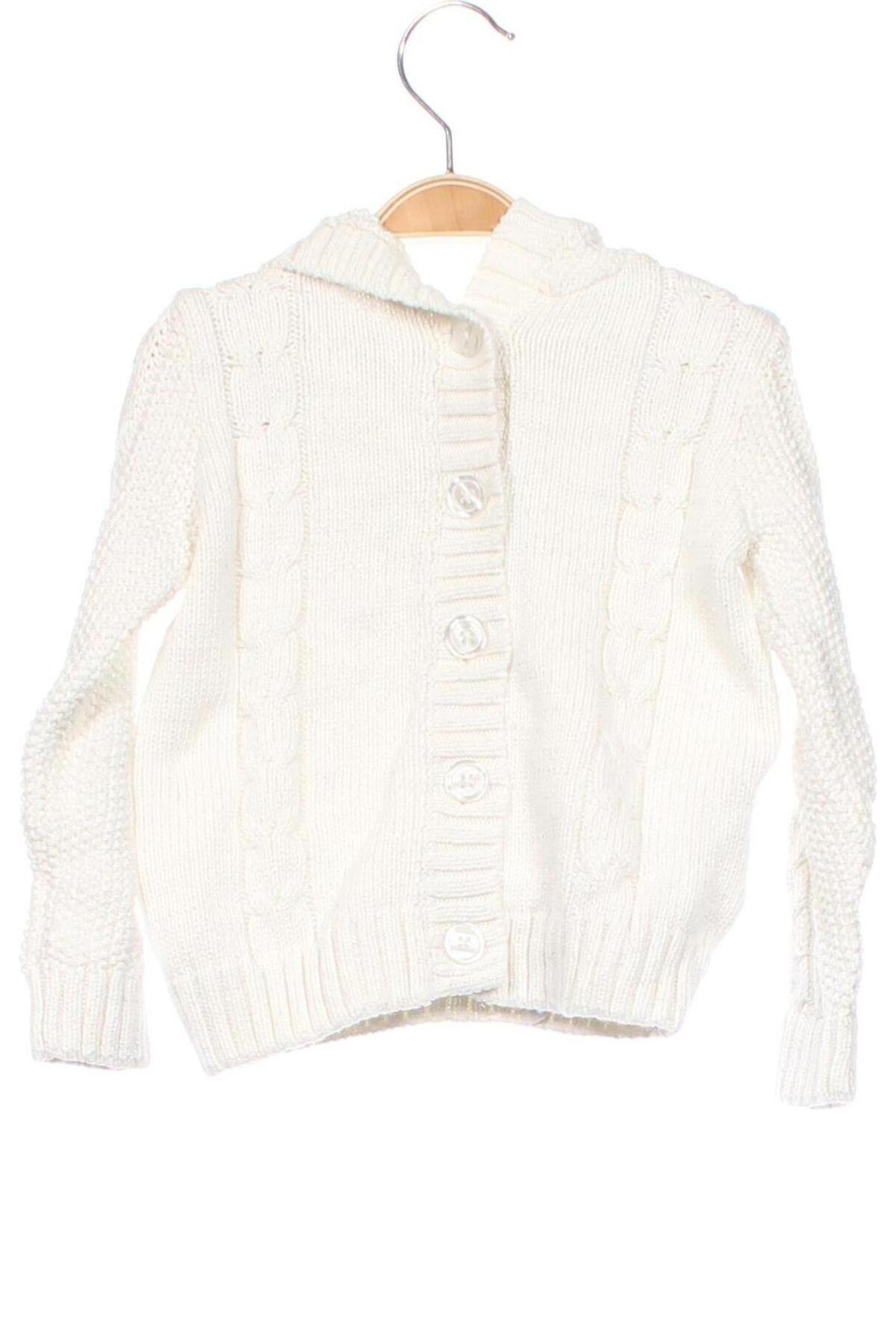 Kinder Strickjacke Joe Fresh, Größe 18-24m/ 86-98 cm, Farbe Ecru, Preis € 8,99