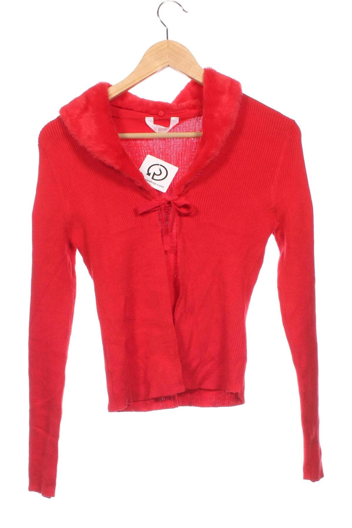 Kinder Strickjacke Nobo, Größe 11-12y/ 152-158 cm, Farbe Rot, Preis € 4,99