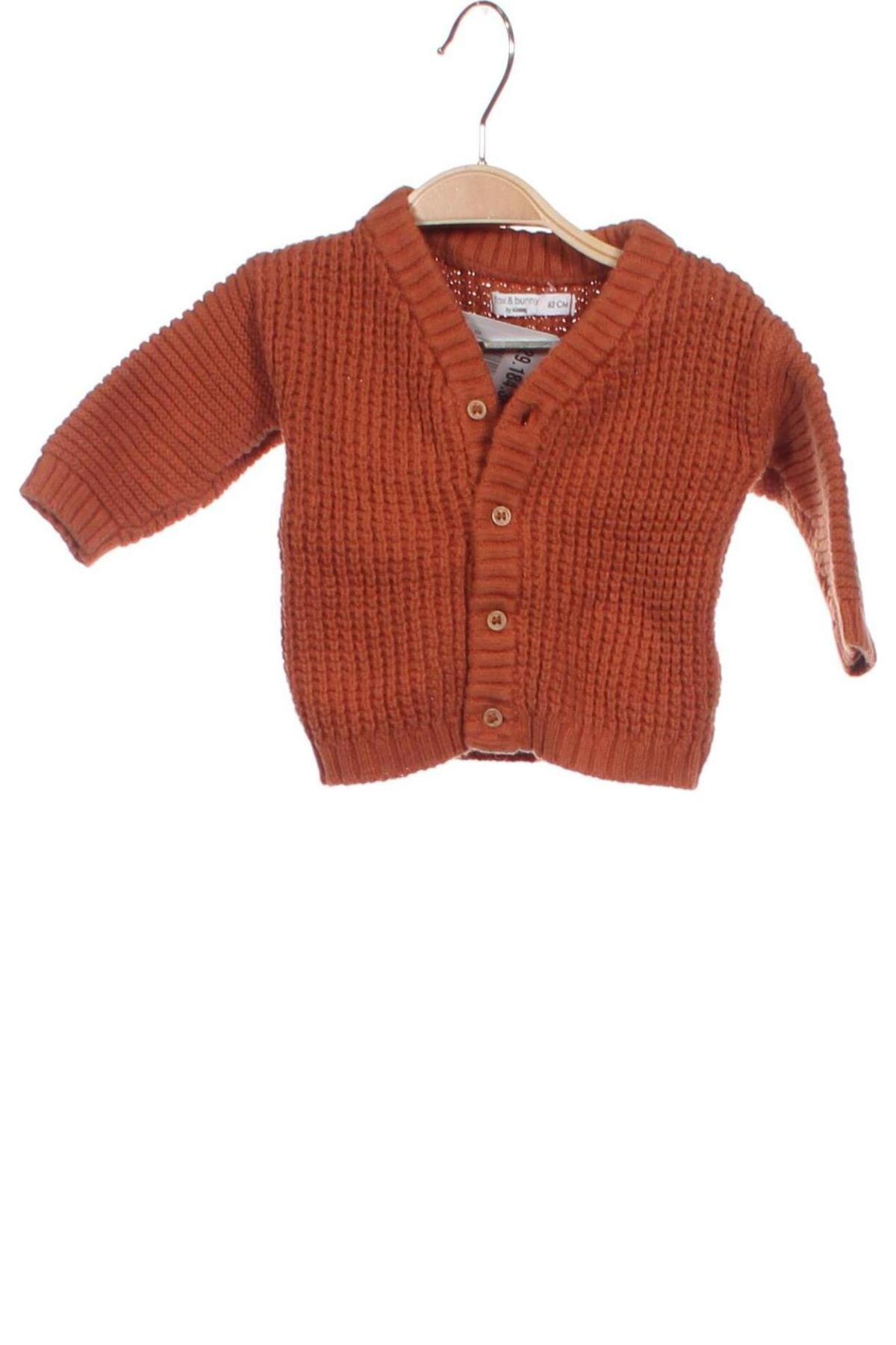 Kinder Strickjacke Sinsay, Größe 2-3m/ 56-62 cm, Farbe Braun, Preis € 5,49