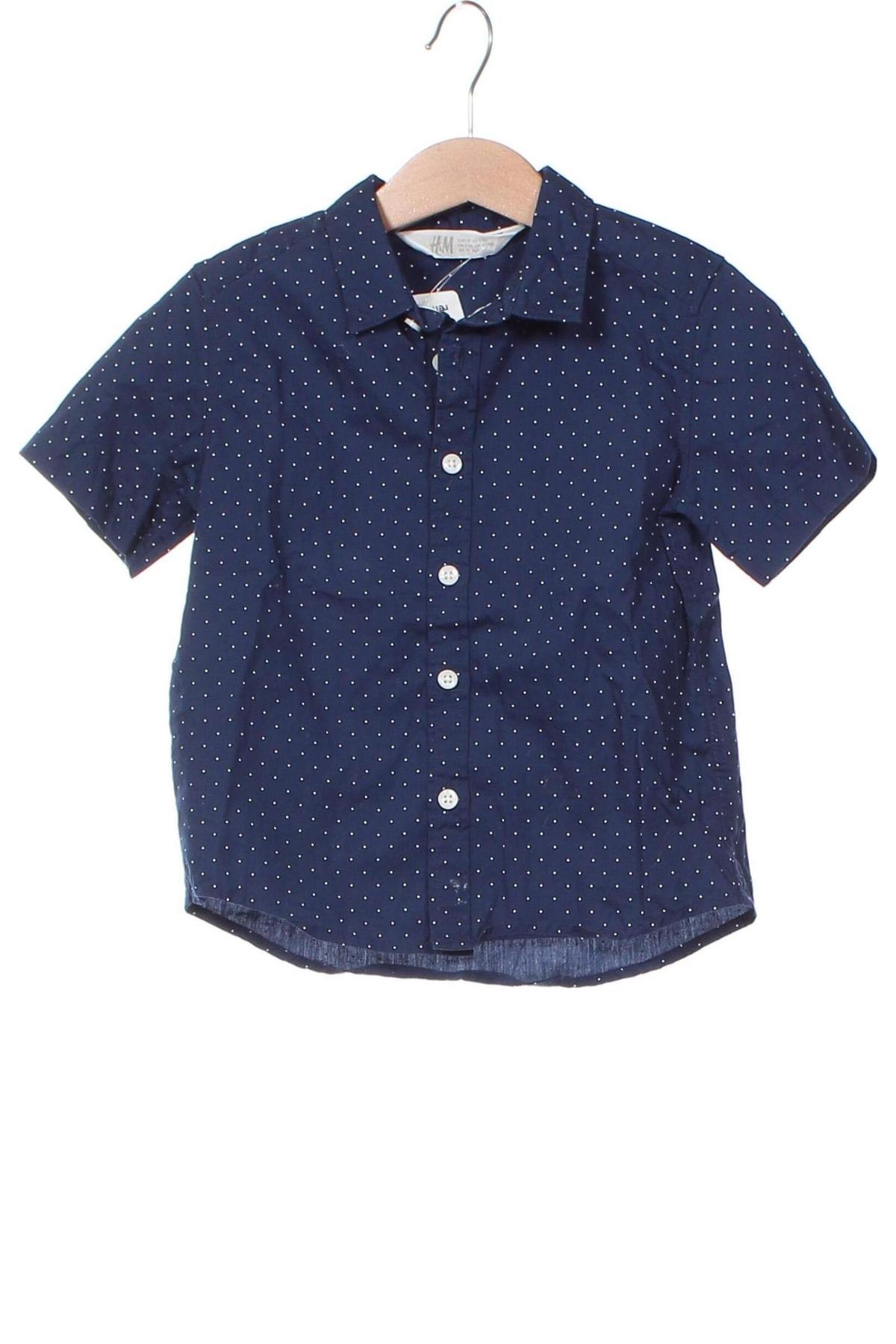 Cămașă pentru copii H&M, Mărime 2-3y/ 98-104 cm, Culoare Albastru, Preț 18,99 Lei