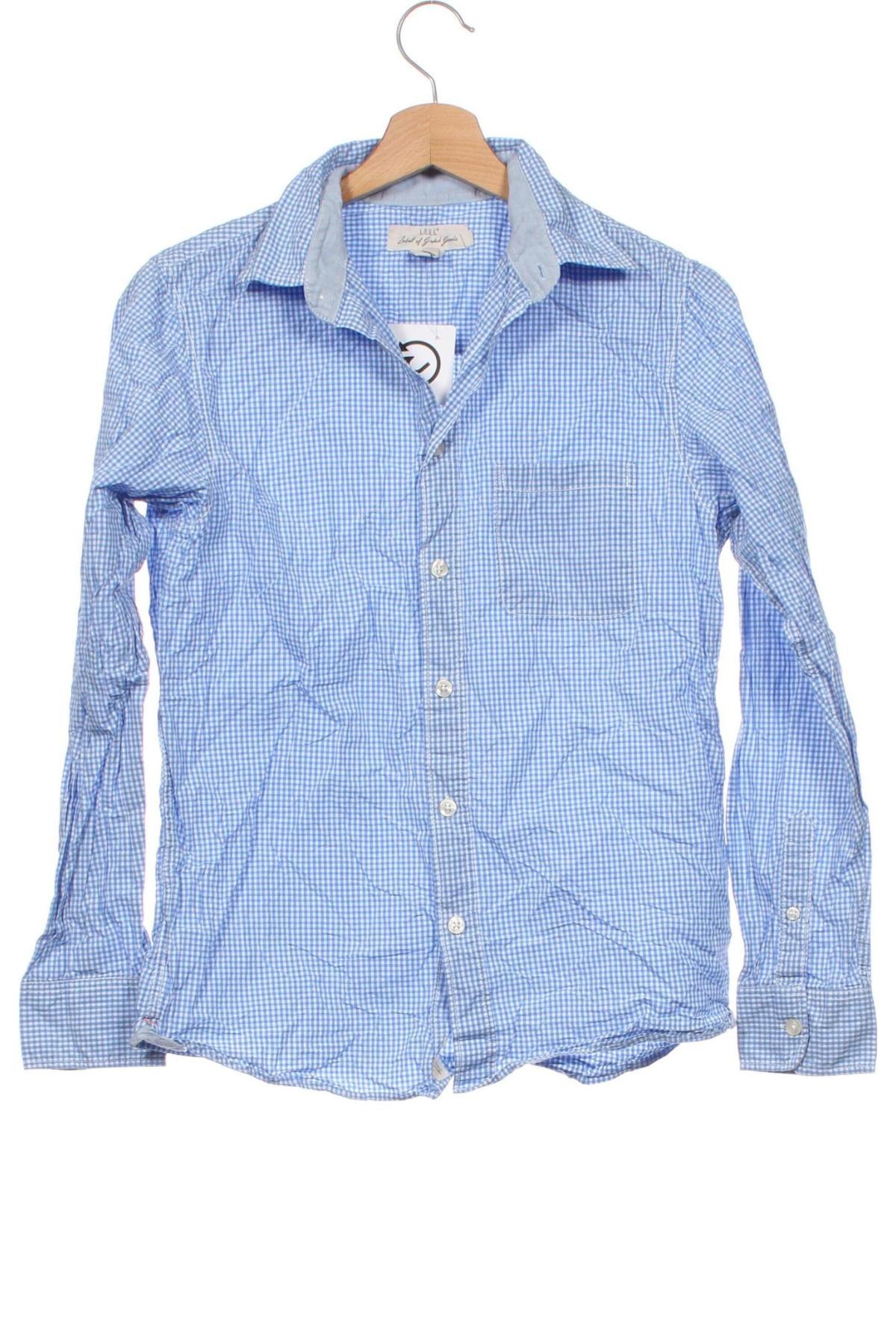 Kinderhemd H&M L.O.G.G., Größe 13-14y/ 164-168 cm, Farbe Blau, Preis € 4,99