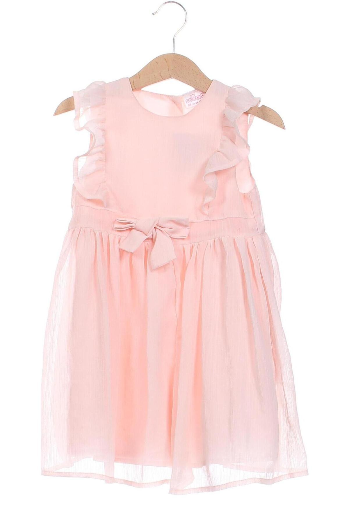 Kinderkleid, Größe 2-3y/ 98-104 cm, Farbe Rosa, Preis 5,99 €