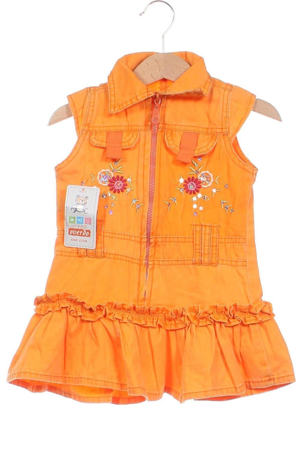 Kinderkleid, Größe 18-24m/ 86-98 cm, Farbe Orange, Preis € 13,99