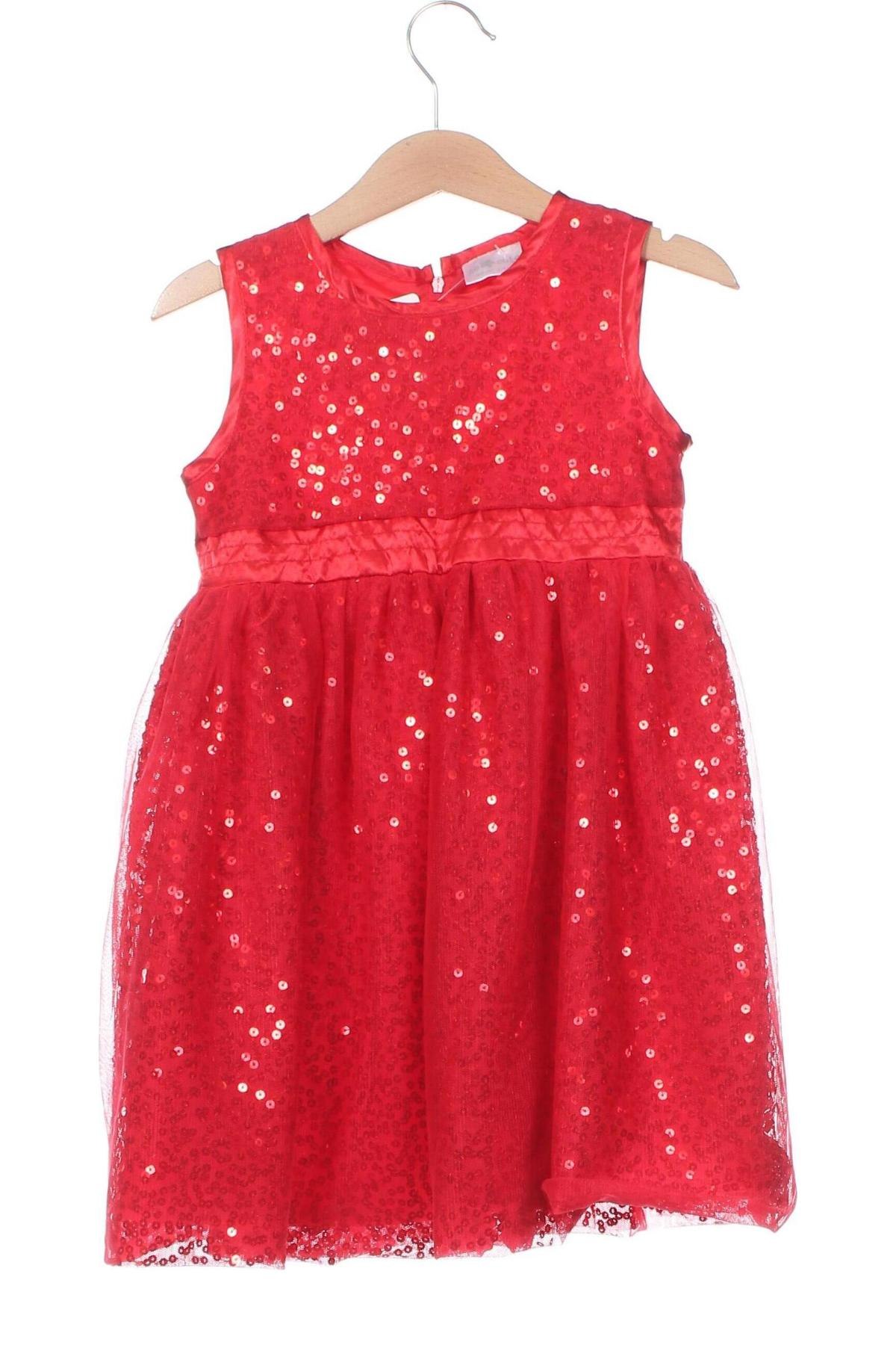 Kinderkleid, Größe 2-3y/ 98-104 cm, Farbe Rot, Preis € 7,49