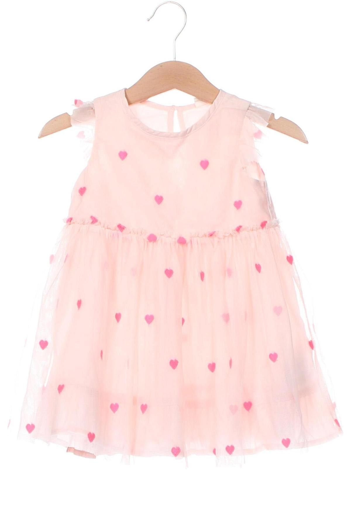 Kinderkleid H&M, Größe 9-12m/ 74-80 cm, Farbe Rosa, Preis 9,99 €