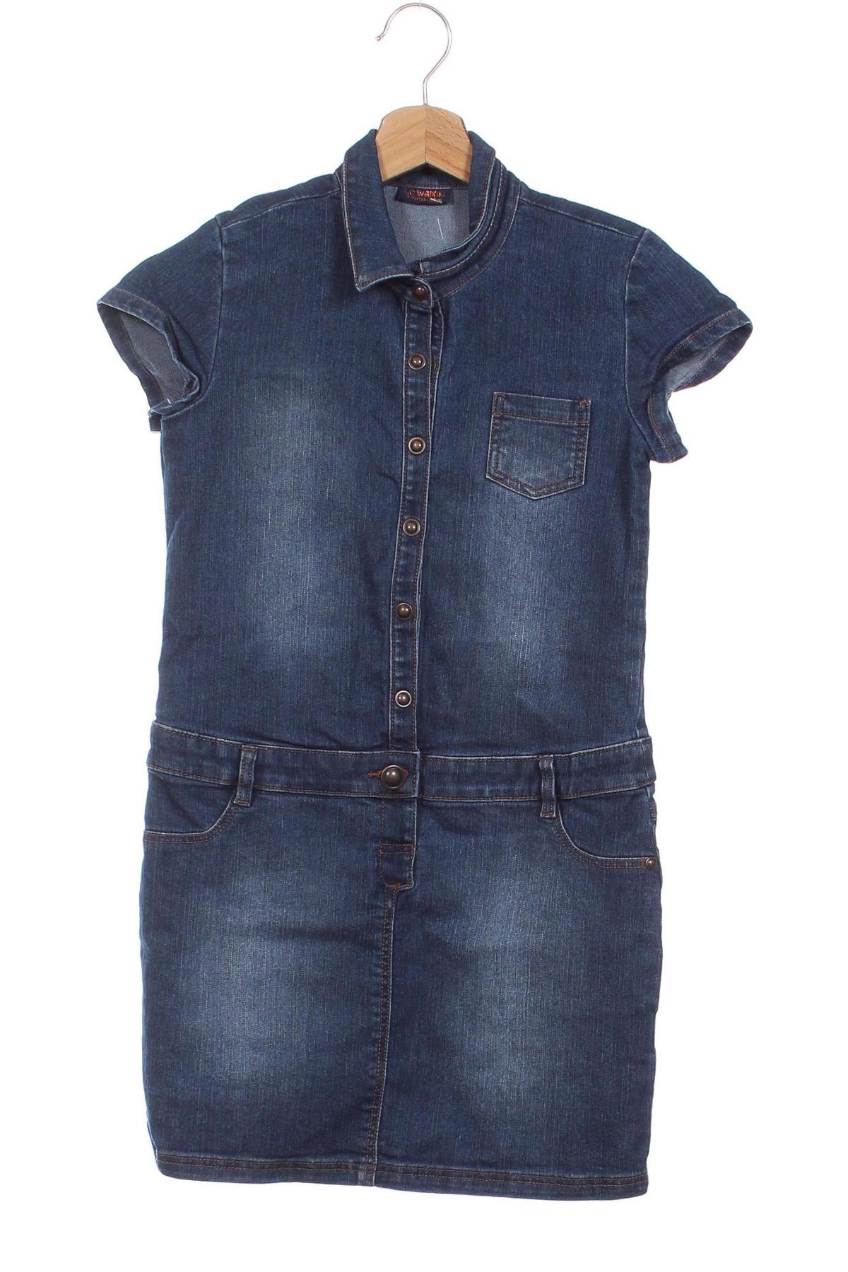 Kinderkleid LC Waikiki, Größe 8-9y/ 134-140 cm, Farbe Blau, Preis 6,99 €