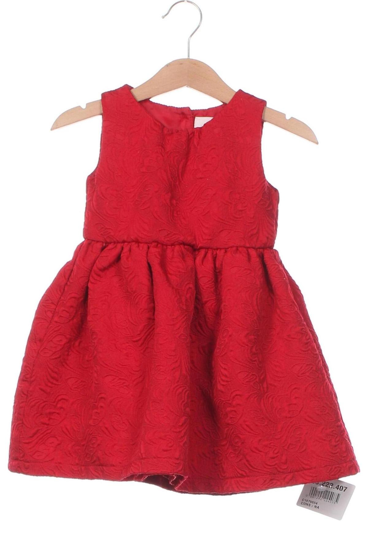 Kinderkleid Primark, Größe 12-18m/ 80-86 cm, Farbe Rot, Preis € 6,99