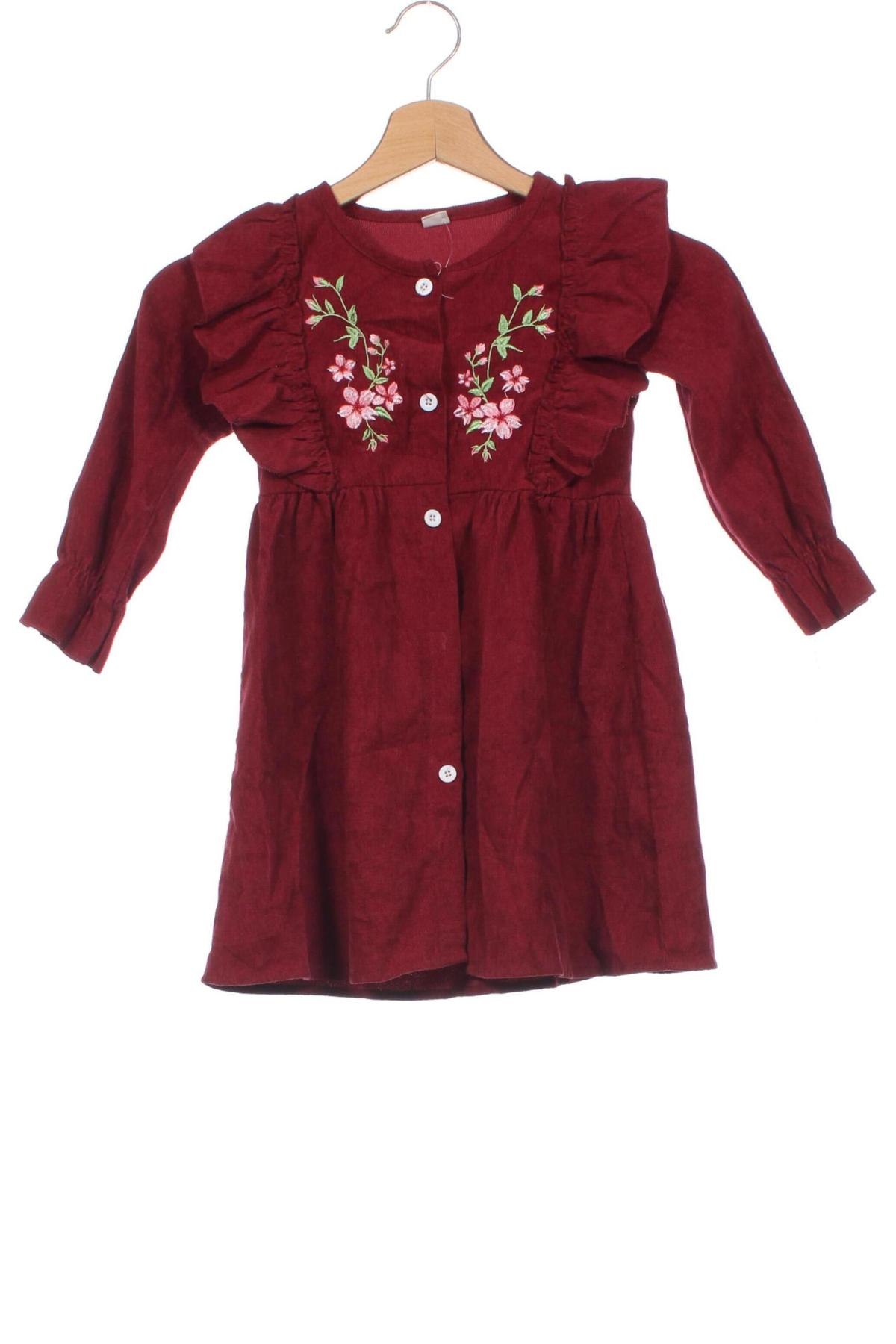 Kinderkleid SHEIN, Größe 3-4y/ 104-110 cm, Farbe Rot, Preis € 9,99