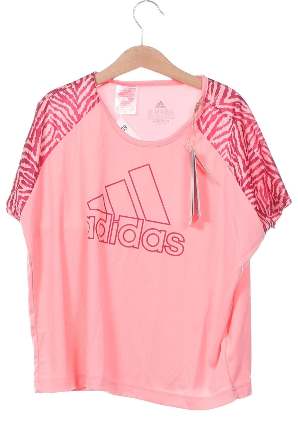 Παιδικό μπλουζάκι Adidas, Μέγεθος 13-14y/ 164-168 εκ., Χρώμα Ρόζ , Τιμή 17,49 €