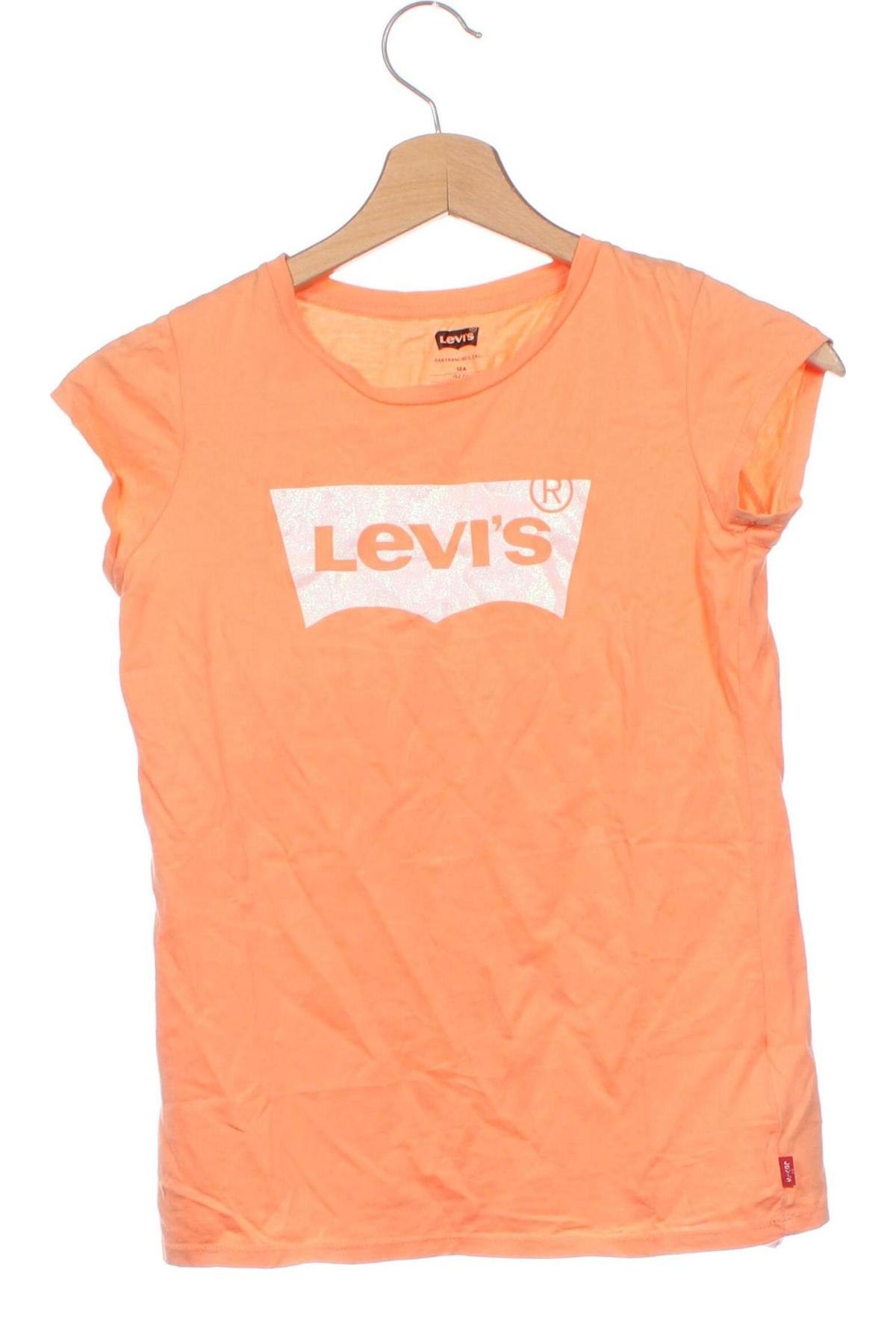 Dziecięcy T-shirt Levi's, Rozmiar 11-12y/ 152-158 cm, Kolor Pomarańczowy, Cena 41,99 zł