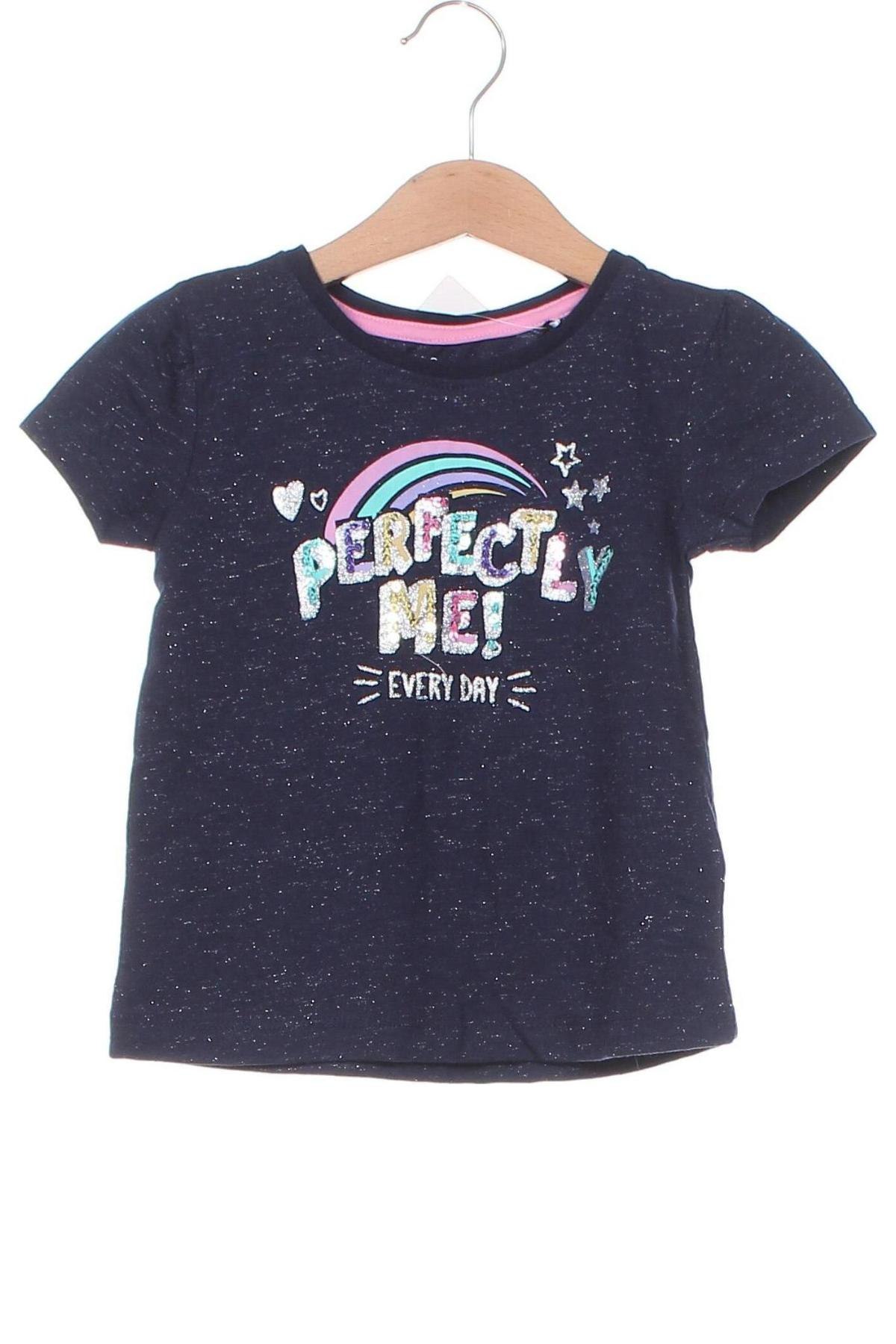 Dziecięcy T-shirt M&Co., Rozmiar 18-24m/ 86-98 cm, Kolor Niebieski, Cena 17,99 zł