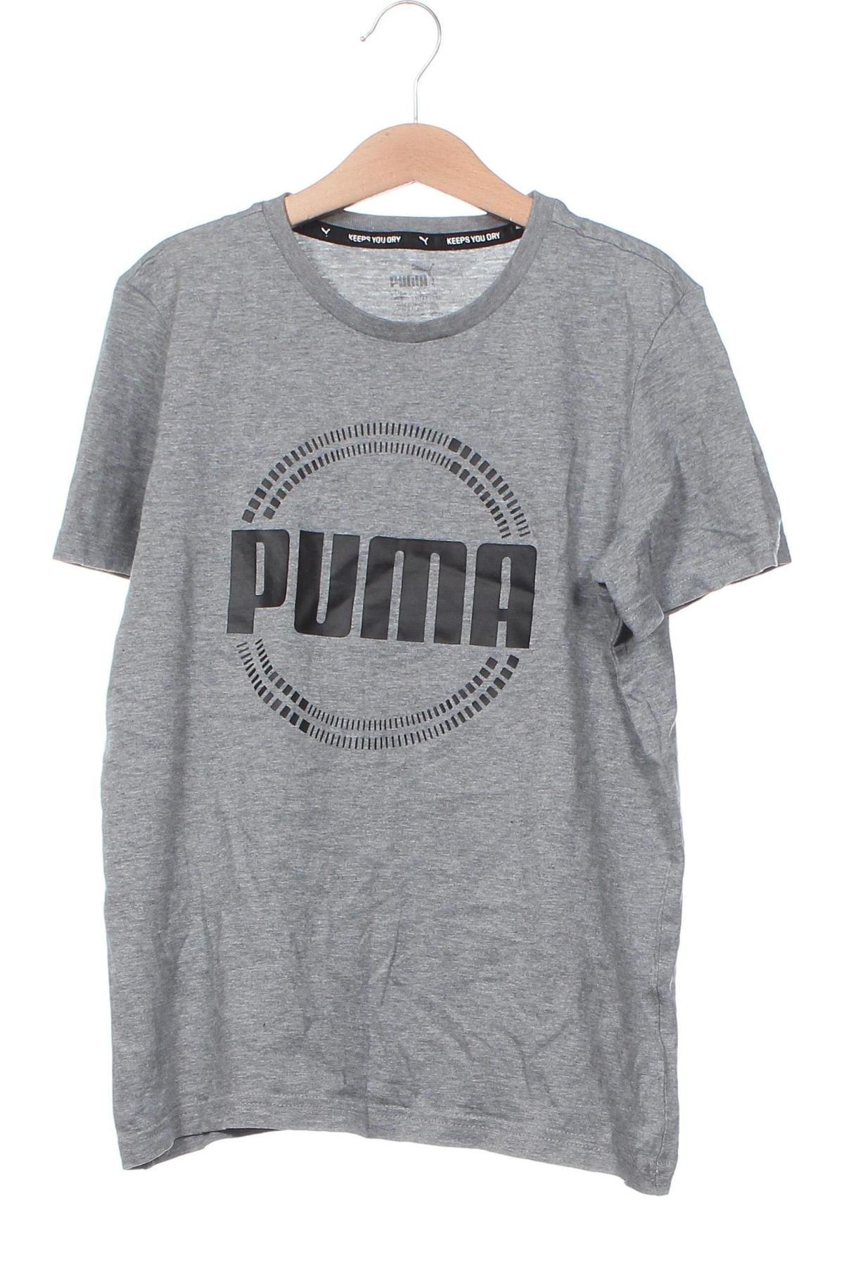 Kinder T-Shirt PUMA, Größe 11-12y/ 152-158 cm, Farbe Grau, Preis € 6,49