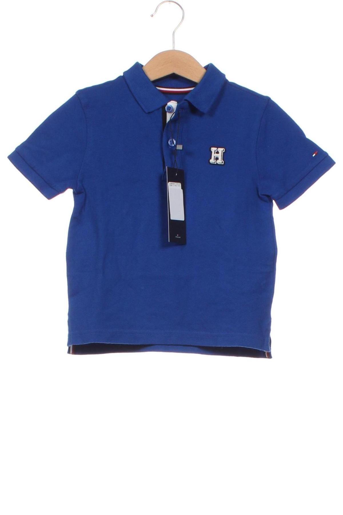 Dziecięcy T-shirt Tommy Hilfiger, Rozmiar 7-8y/ 128-134 cm, Kolor Niebieski, Cena 156,99 zł