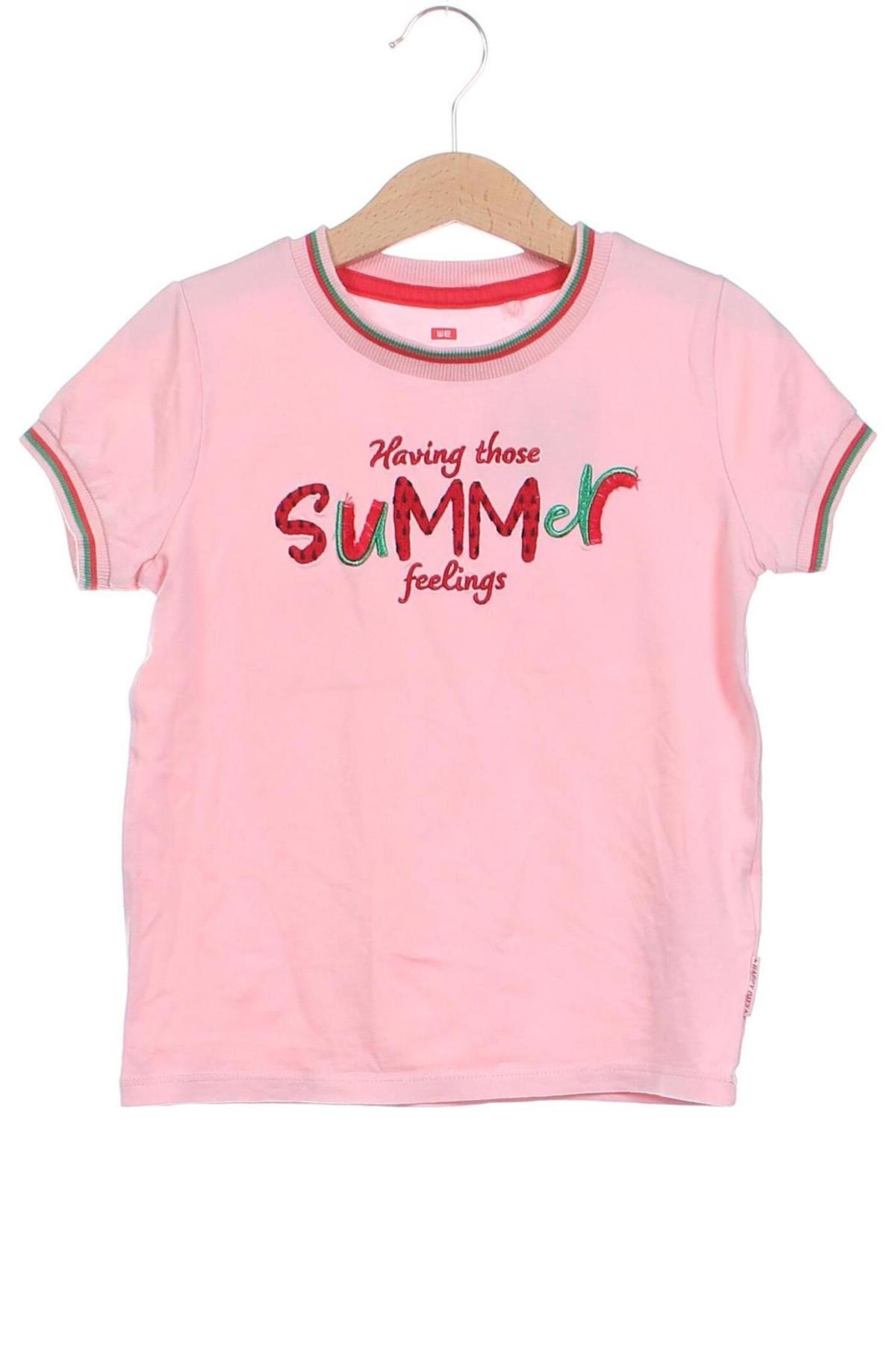 Kinder T-Shirt WE, Größe 4-5y/ 110-116 cm, Farbe Rosa, Preis € 3,99