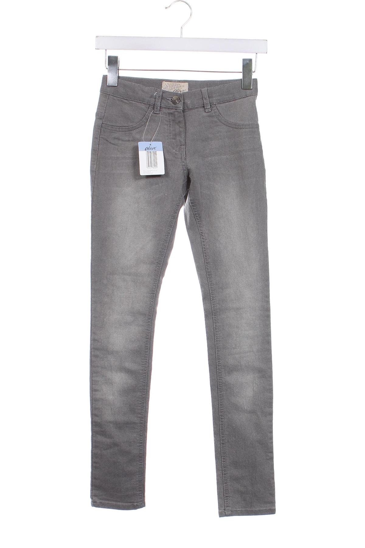 Kinderjeans Alive, Größe 10-11y/ 146-152 cm, Farbe Grau, Preis 16,99 €