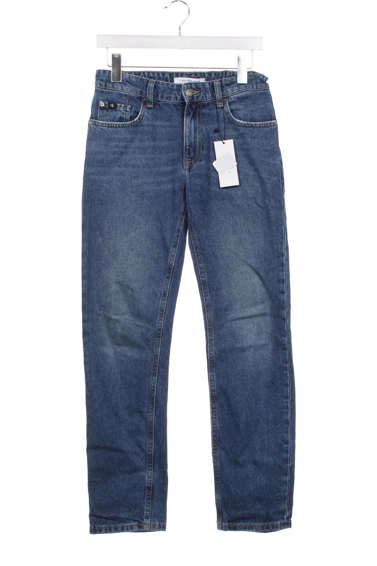 Gyerek farmernadrág Calvin Klein Jeans, Méret 14-15y / 168-170 cm, Szín Kék, Ár 18 999 Ft