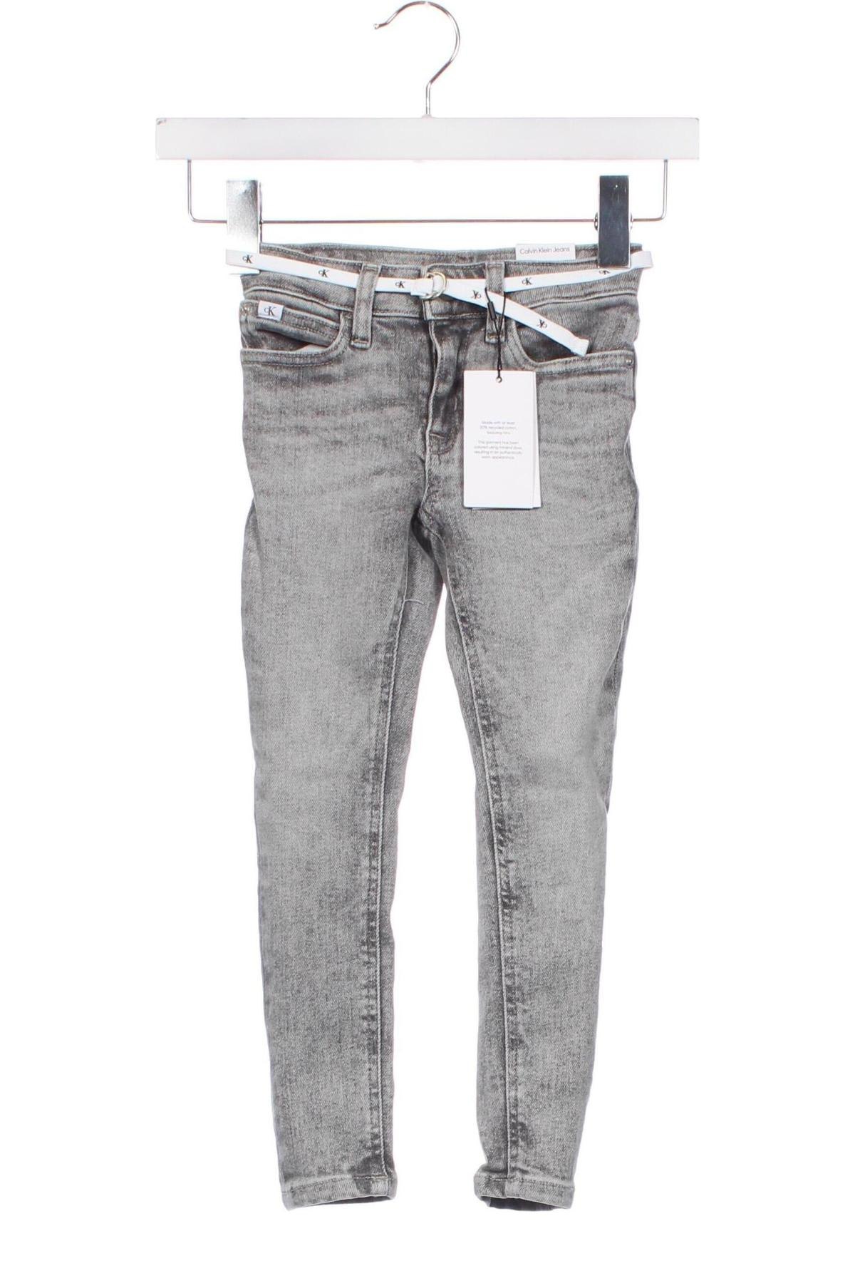 Detské džínsy  Calvin Klein Jeans, Veľkosť 3-4y/ 104-110 cm, Farba Sivá, Cena  39,45 €