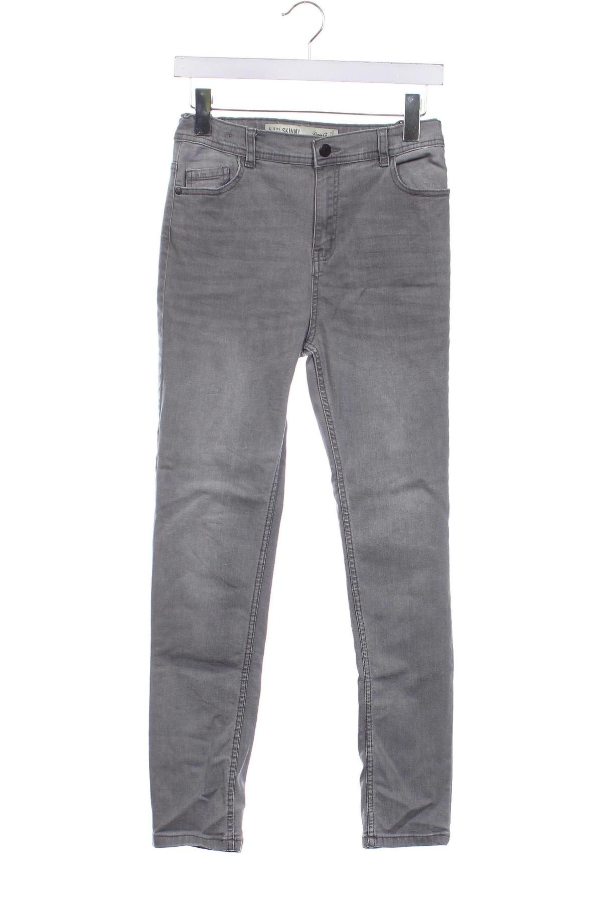 Dziecięce jeansy Denim Co., Rozmiar 12-13y/ 158-164 cm, Kolor Szary, Cena 33,99 zł