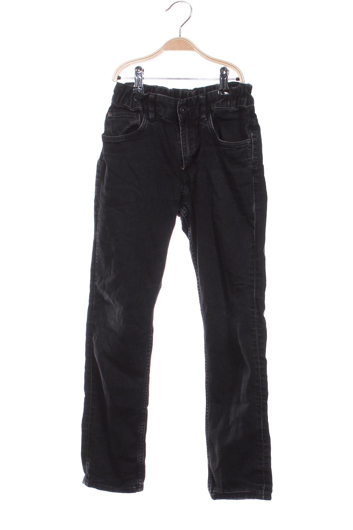 Dziecięce jeansy H&M, Rozmiar 9-10y/ 140-146 cm, Kolor Czarny, Cena 45,99 zł