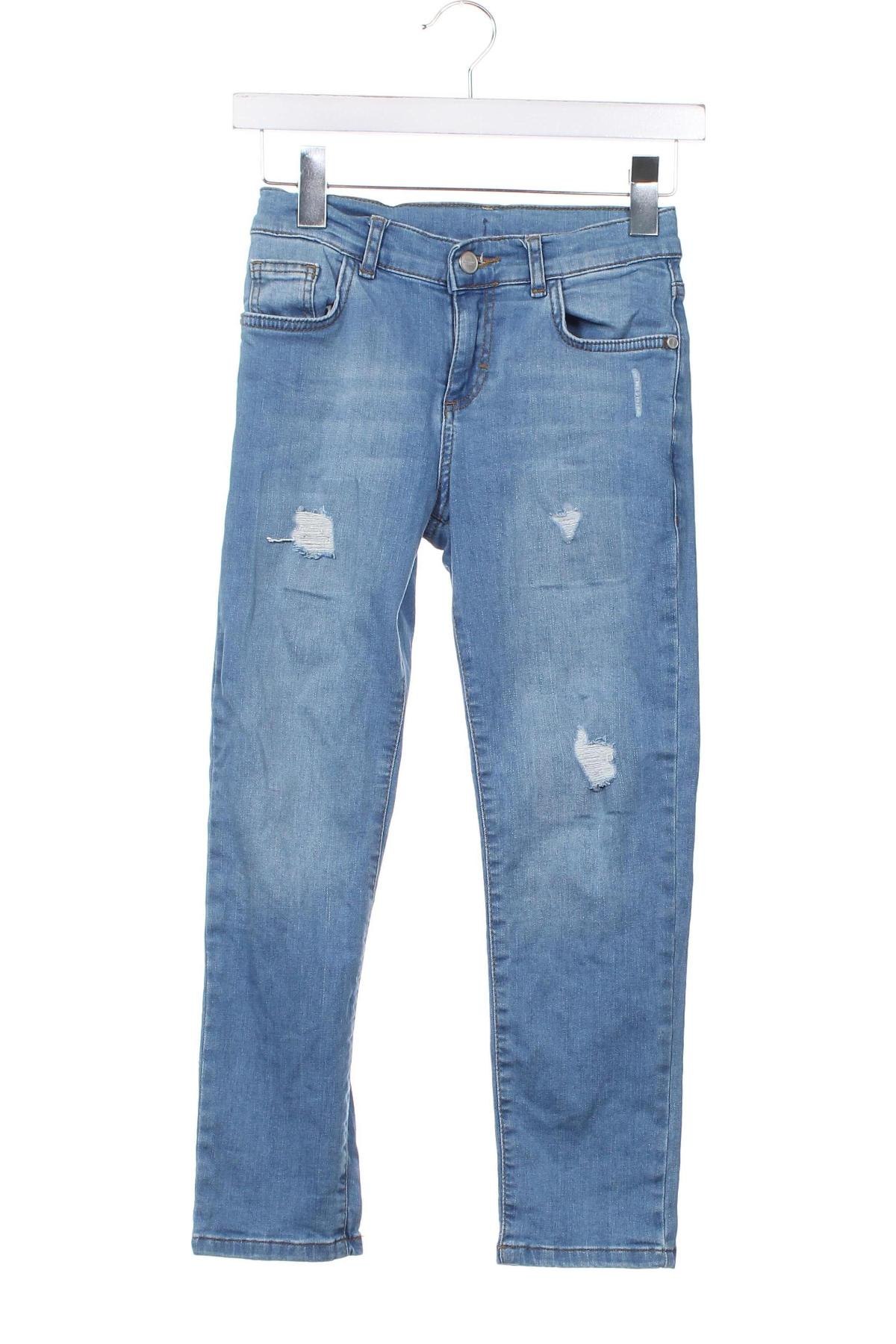 Kinderjeans LC Waikiki, Größe 7-8y/ 128-134 cm, Farbe Blau, Preis 8,49 €