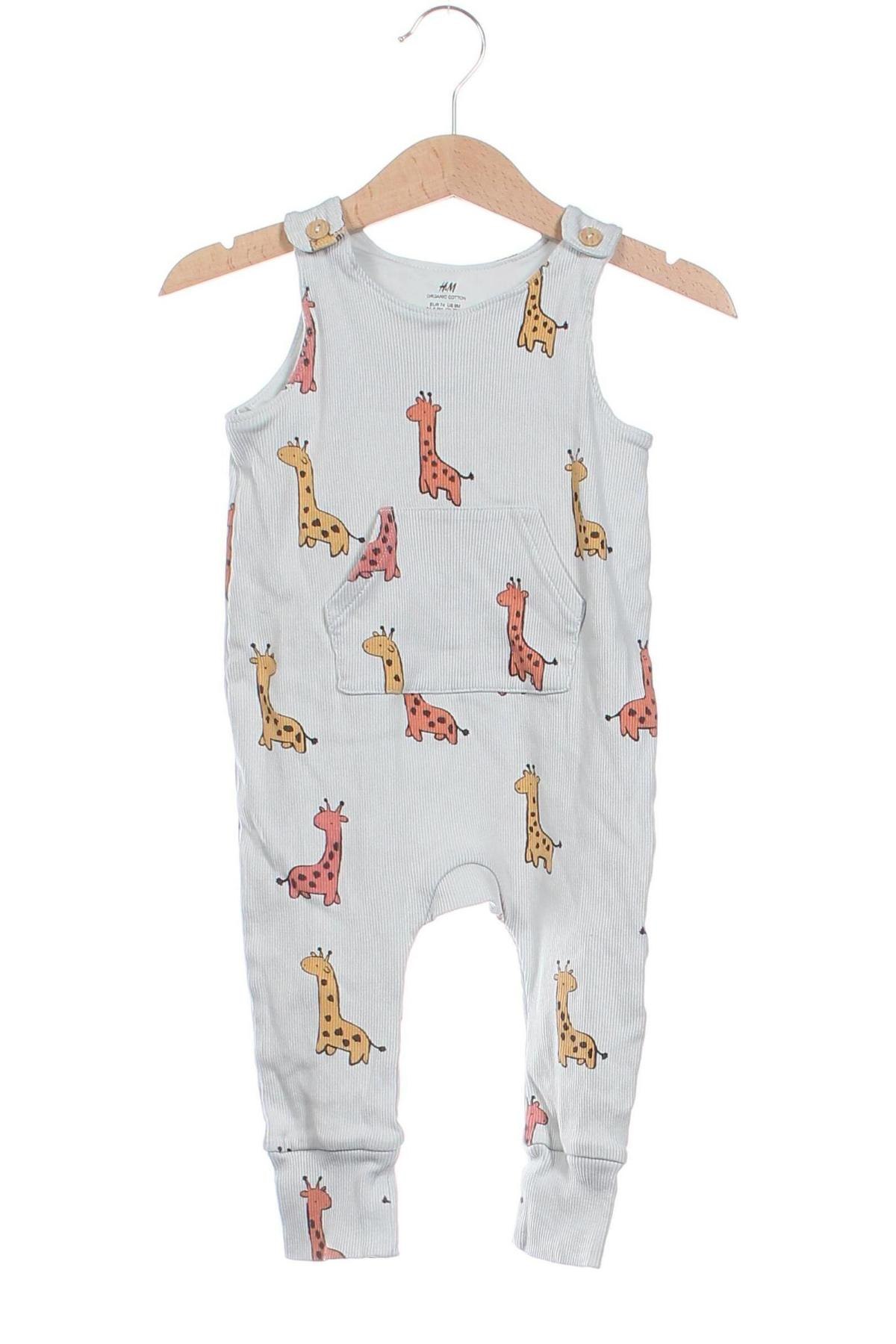 Kinder Overall H&M, Größe 9-12m/ 74-80 cm, Farbe Grün, Preis 11,99 €