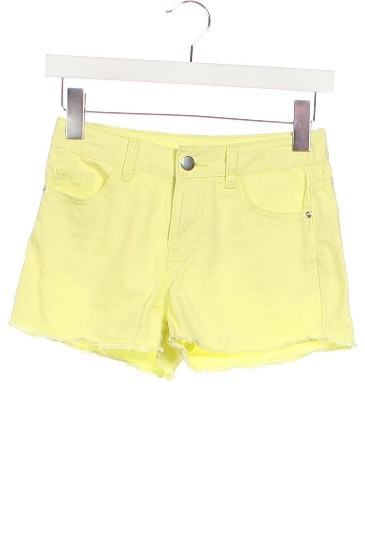 Kinder Shorts, Größe 8-9y/ 134-140 cm, Farbe Gelb, Preis 3,99 €