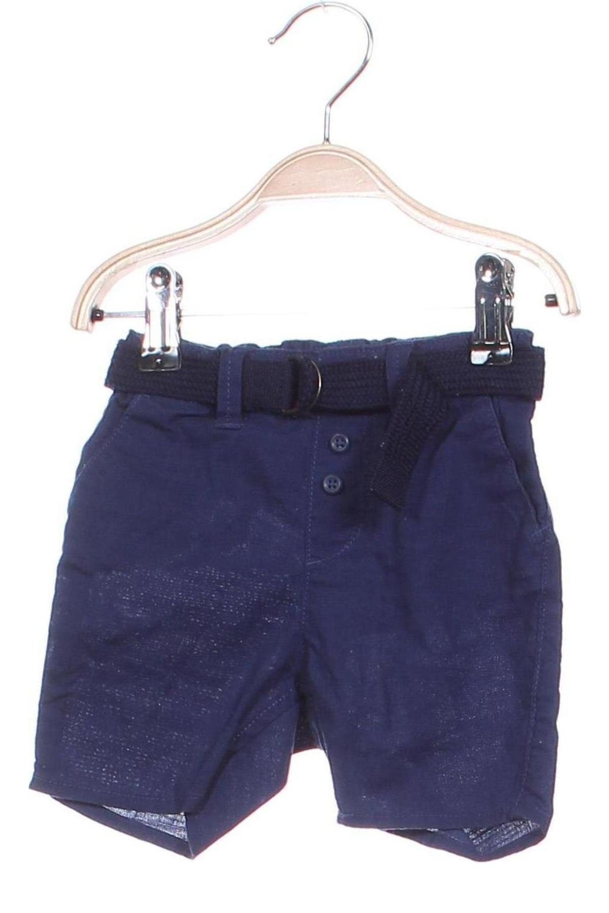 Kinder Shorts H&M, Größe 3-6m/ 62-68 cm, Farbe Blau, Preis 3,99 €