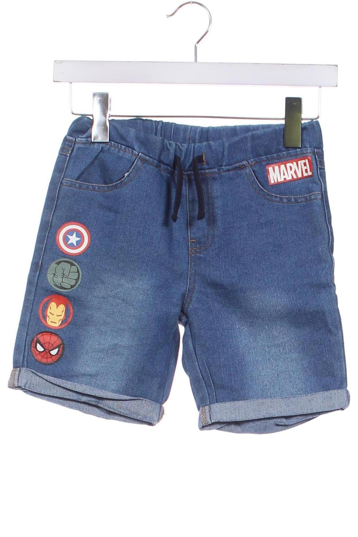 Kinder Shorts Marvel, Größe 8-9y/ 134-140 cm, Farbe Blau, Preis 5,99 €