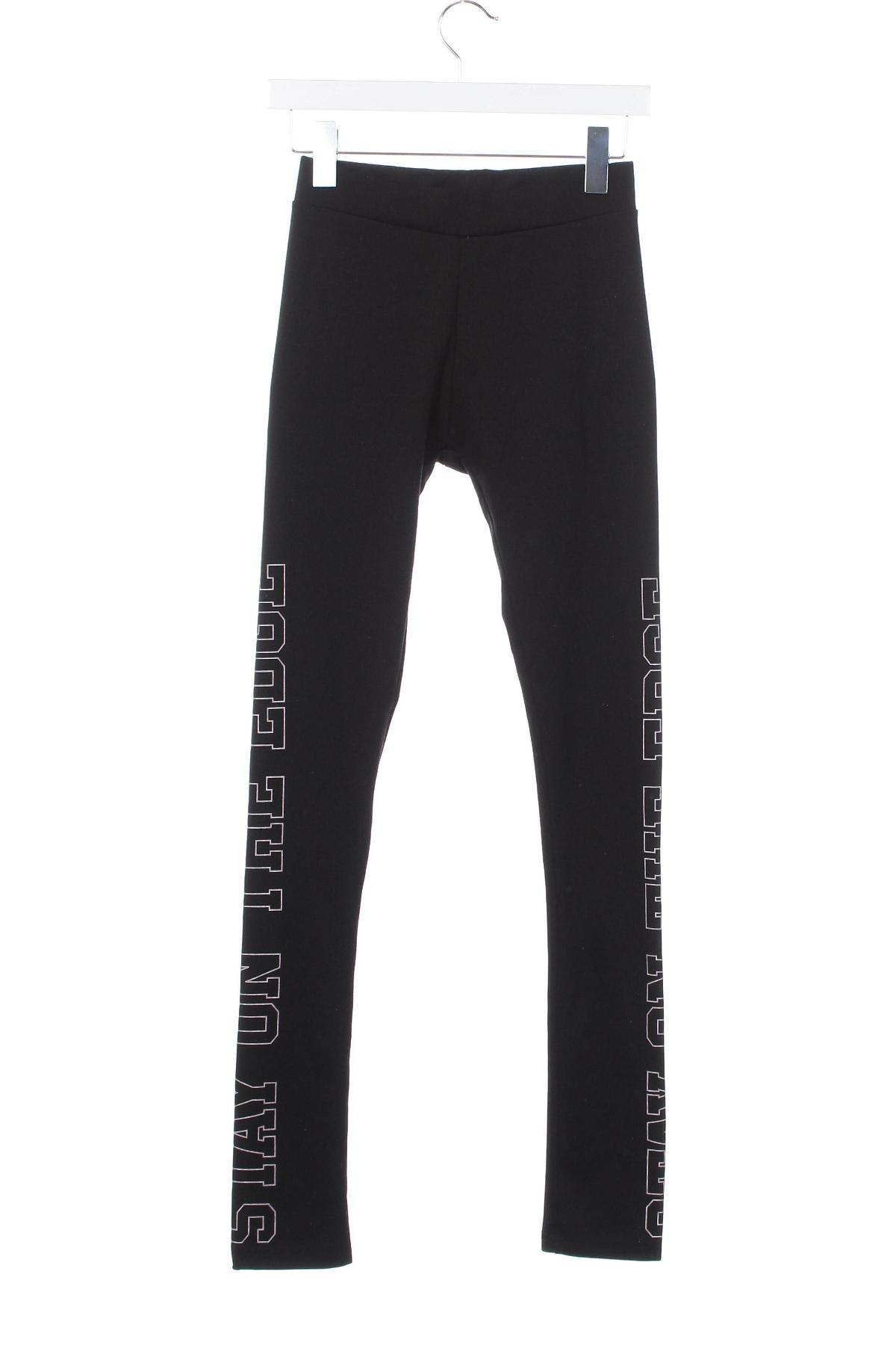 Dziecięce legginsy, Rozmiar 12-13y/ 158-164 cm, Kolor Czarny, Cena 22,99 zł