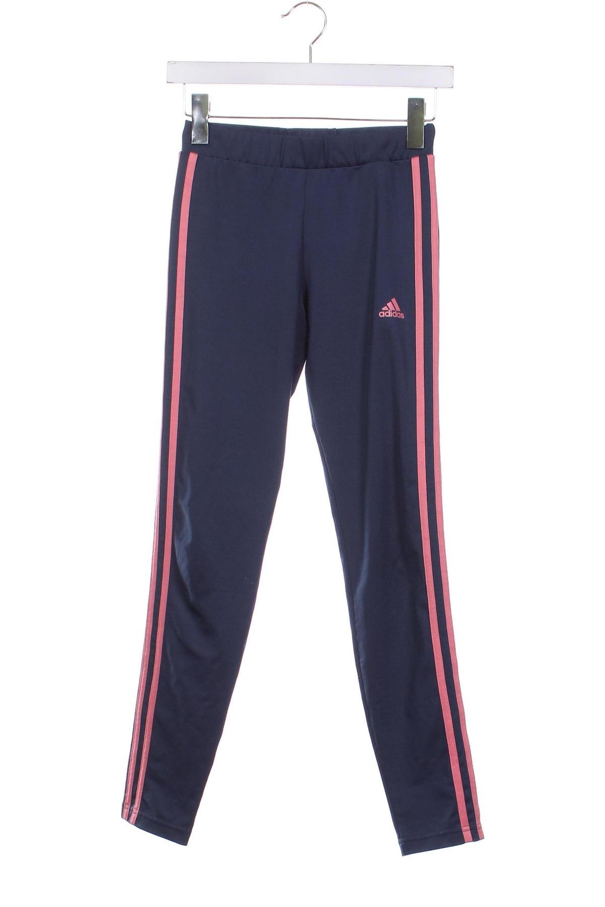 Dětské legíny  Adidas, Velikost 13-14y/ 164-168 cm, Barva Modrá, Cena  209,00 Kč