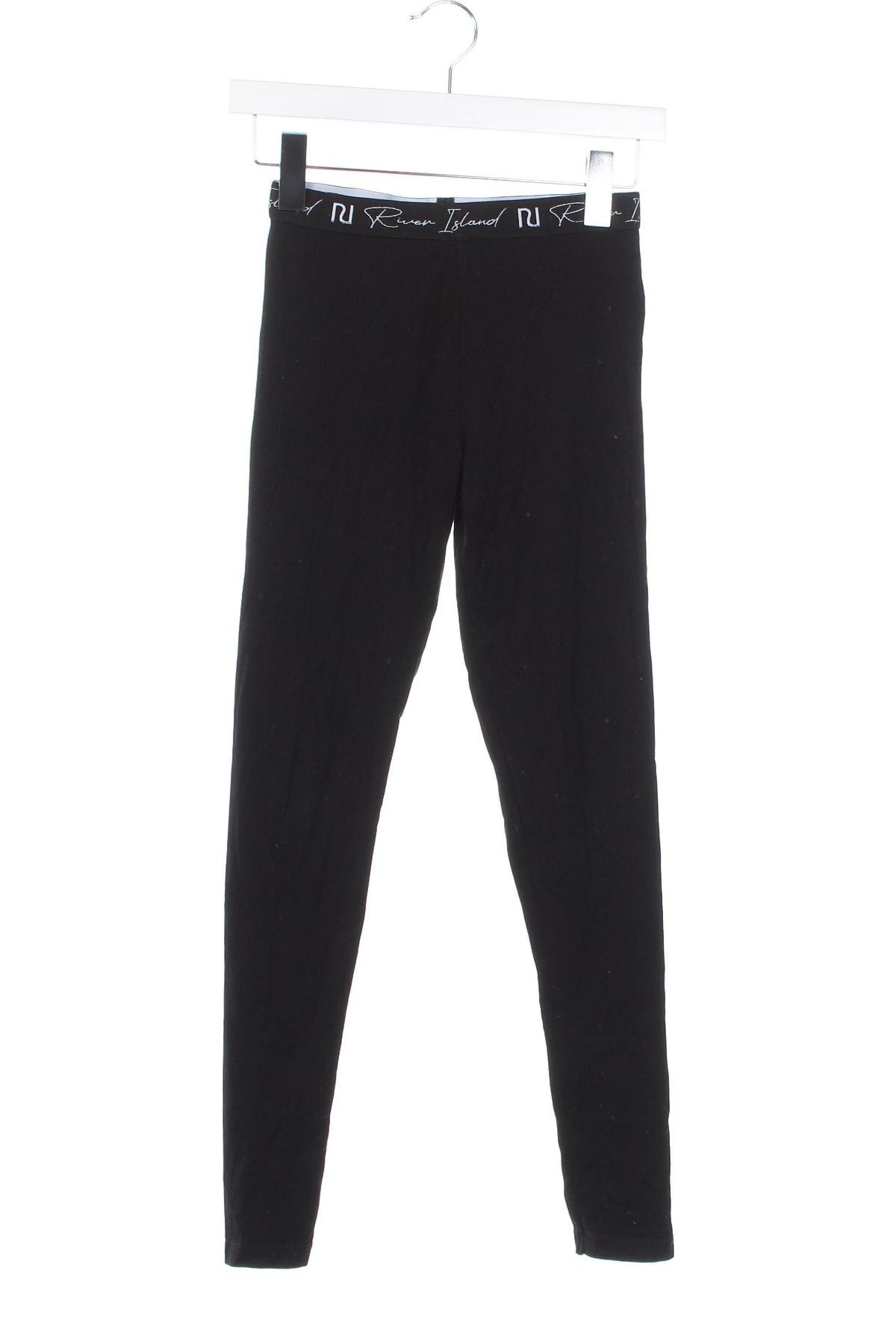 Dziecięce legginsy River Island, Rozmiar 11-12y/ 152-158 cm, Kolor Czarny, Cena 34,99 zł