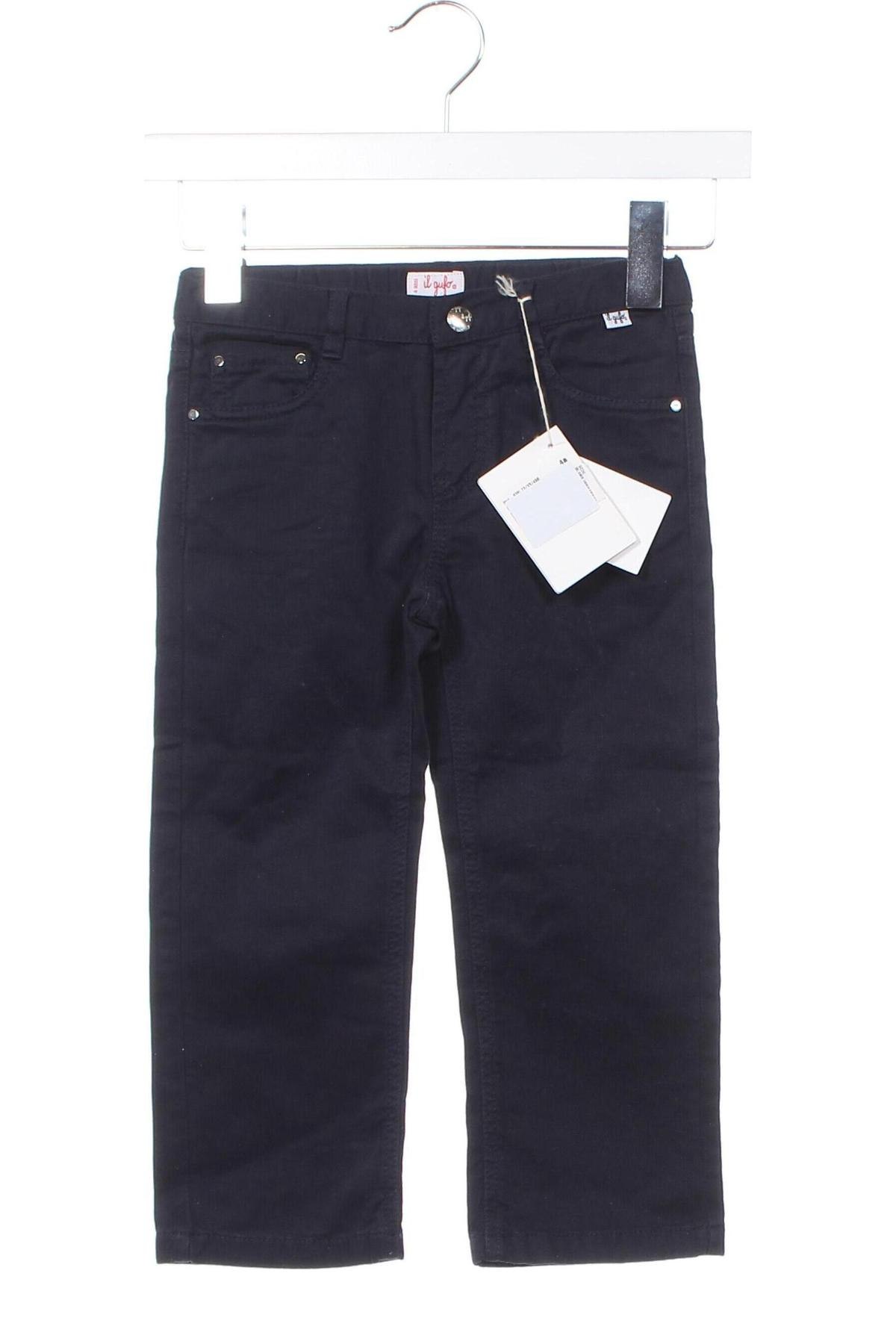 Pantaloni pentru copii IL Gufo, Mărime 3-4y/ 104-110 cm, Culoare Albastru, Preț 134,99 Lei