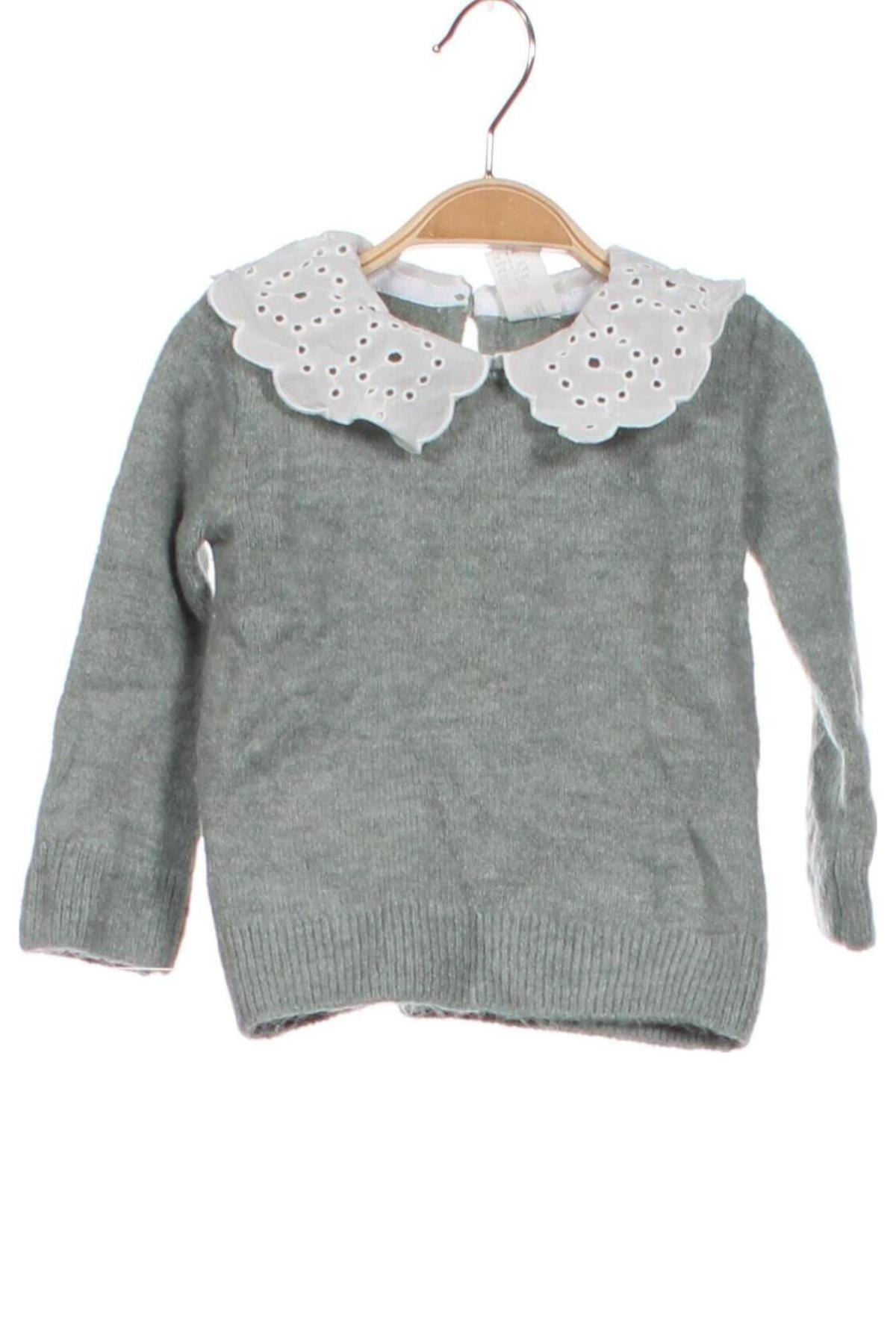 Dziecięcy sweter H&M, Rozmiar 6-9m/ 68-74 cm, Kolor Zielony, Cena 26,99 zł