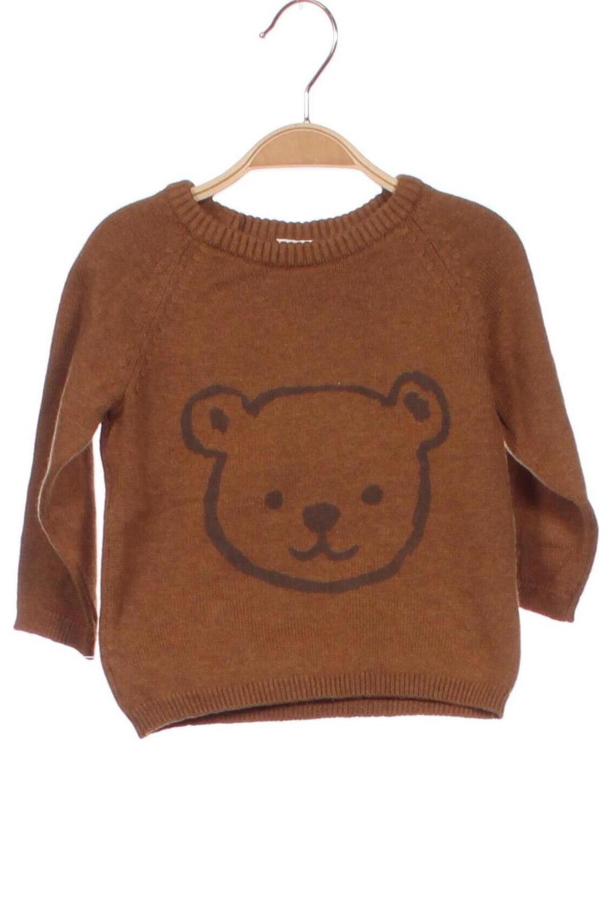 Kinderpullover H&M, Größe 3-6m/ 62-68 cm, Farbe Braun, Preis 11,25 €