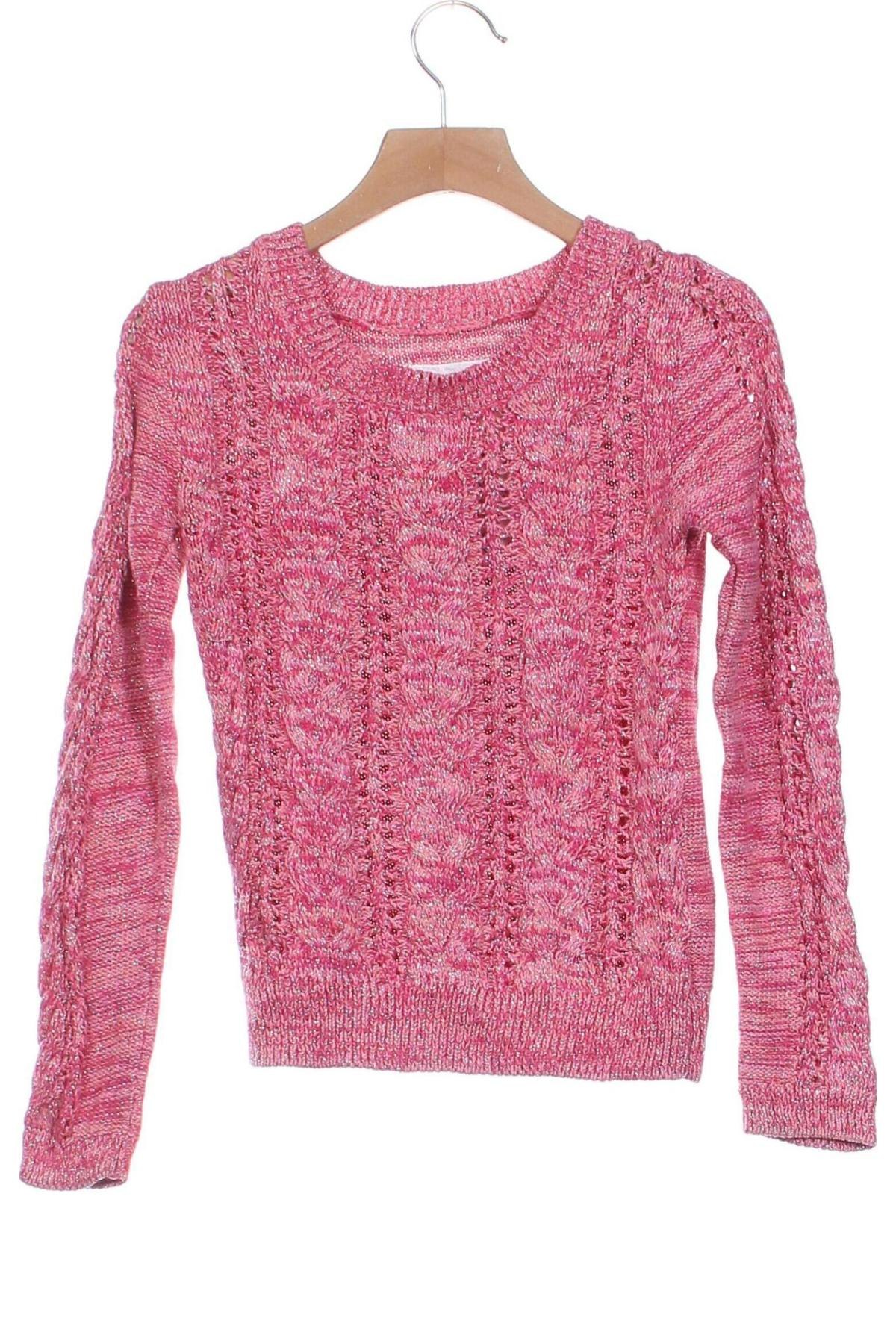 Kinderpullover Justice, Größe 7-8y/ 128-134 cm, Farbe Rosa, Preis 11,99 €