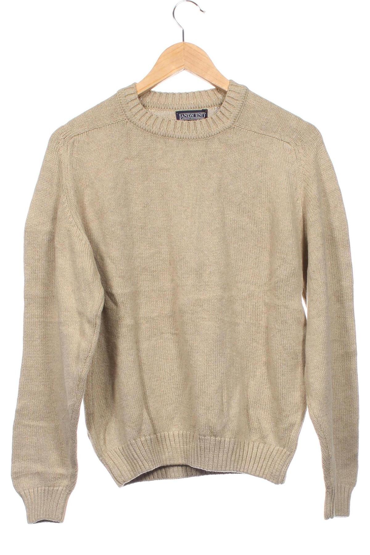 Kinderpullover Lands' End, Größe 10-11y/ 146-152 cm, Farbe Beige, Preis € 3,49