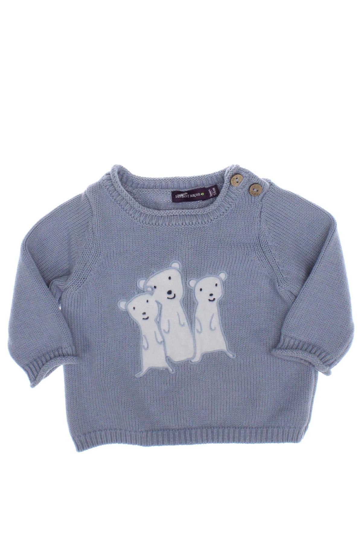 Kinderpullover Sergent Major, Größe 2-3m/ 56-62 cm, Farbe Blau, Preis € 7,49