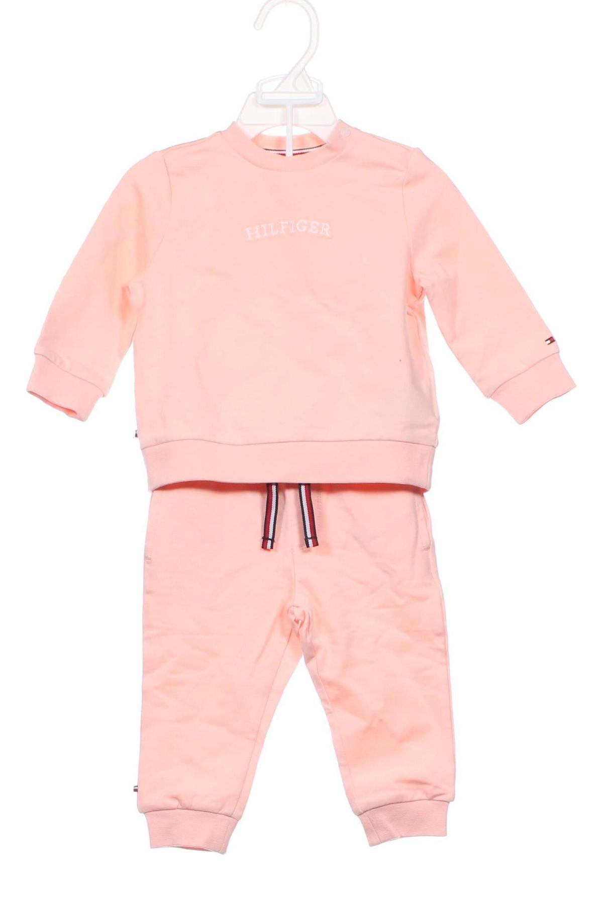 Gyerek sport szett Tommy Hilfiger, Méret 9-12m / 74-80 cm, Szín Rózsaszín, Ár 40 399 Ft