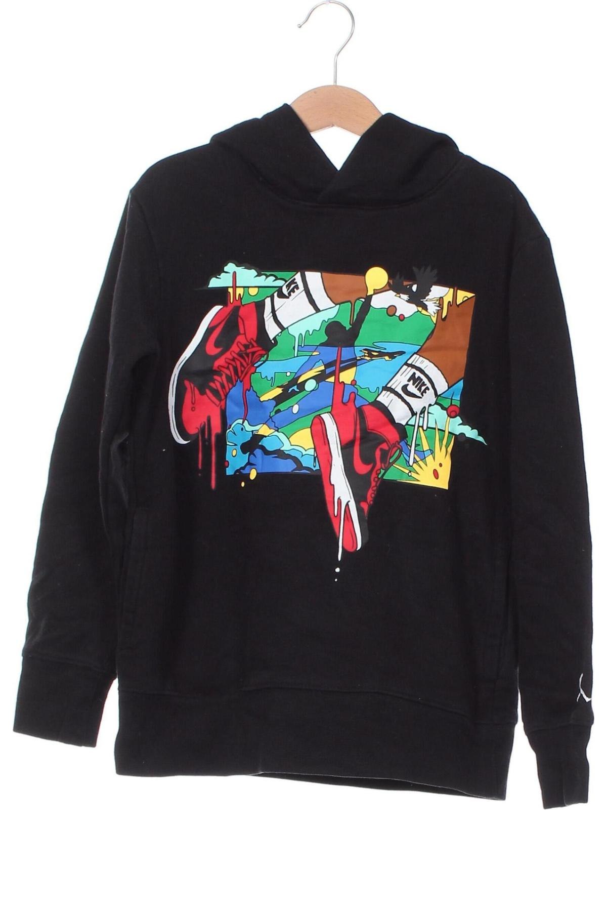 Kinder Sweatshirts Air Jordan Nike, Größe 7-8y/ 128-134 cm, Farbe Schwarz, Preis 33,99 €